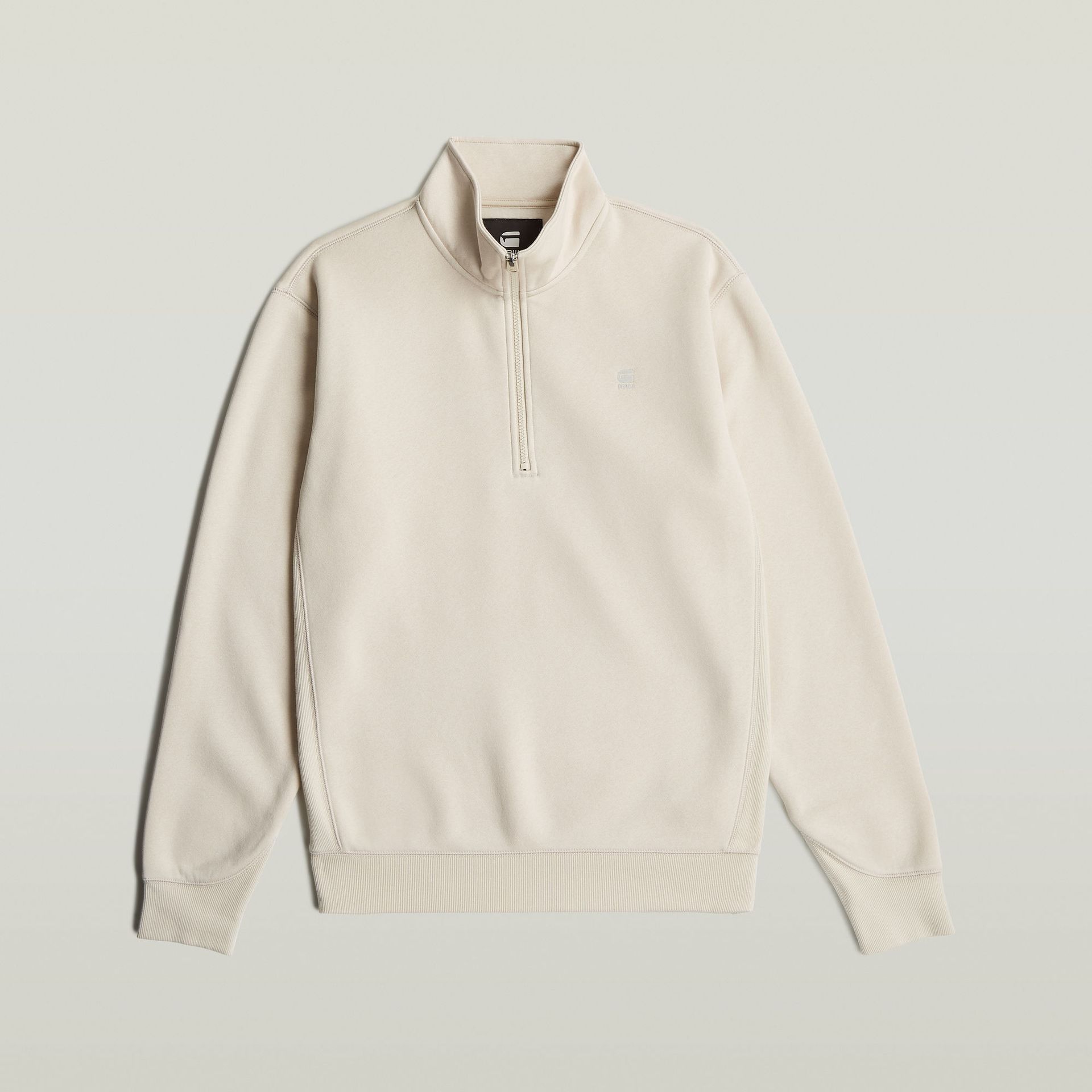 G-star Raw Premium core half zip r sw l\s 1603 whitebait 00114338-EKA07001300000140