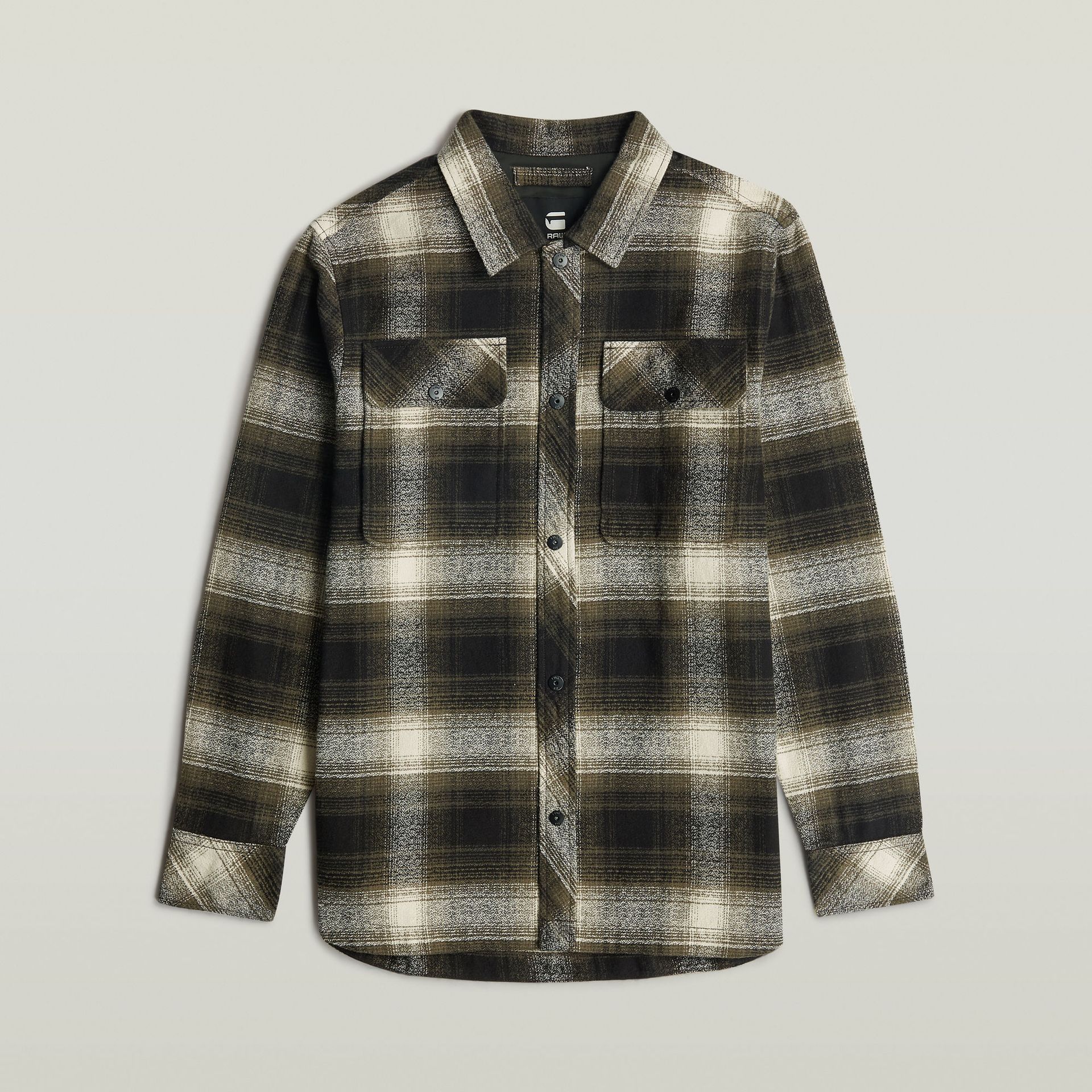 G-star Raw GPO Overshirt H567 asfalt arthur check 2900158722046