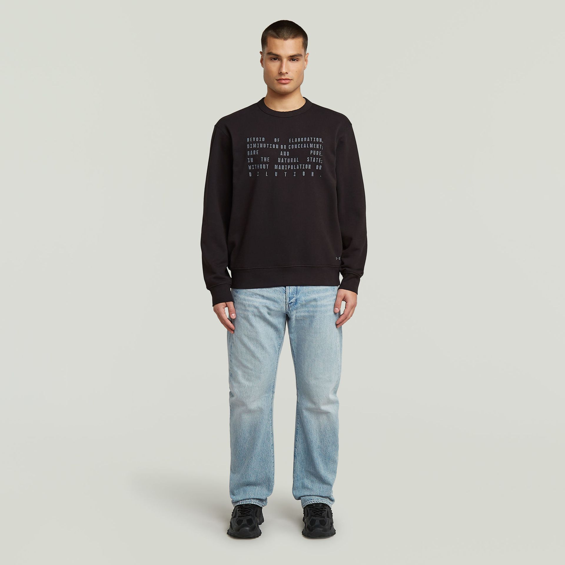 G-star Raw Text graphic r sw 6484 dk black 2900158728031 G-star Raw Text graphic r sw 6484 dk black 2900158728031