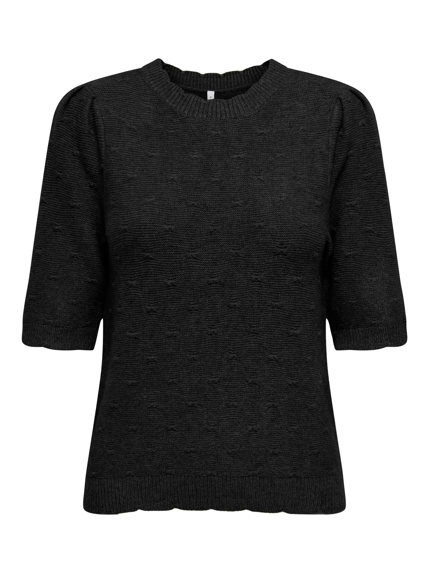 Only ONLKATIA SS STRUCTURE O-NECK CC KNT Black 2900158742051