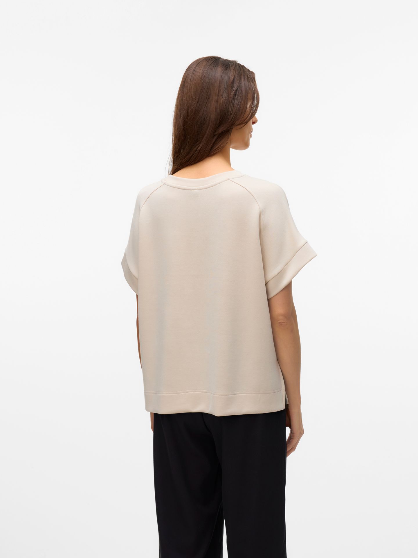 Vero Moda VMHALI SS TOP JRS Pumice Stone 2900158744024