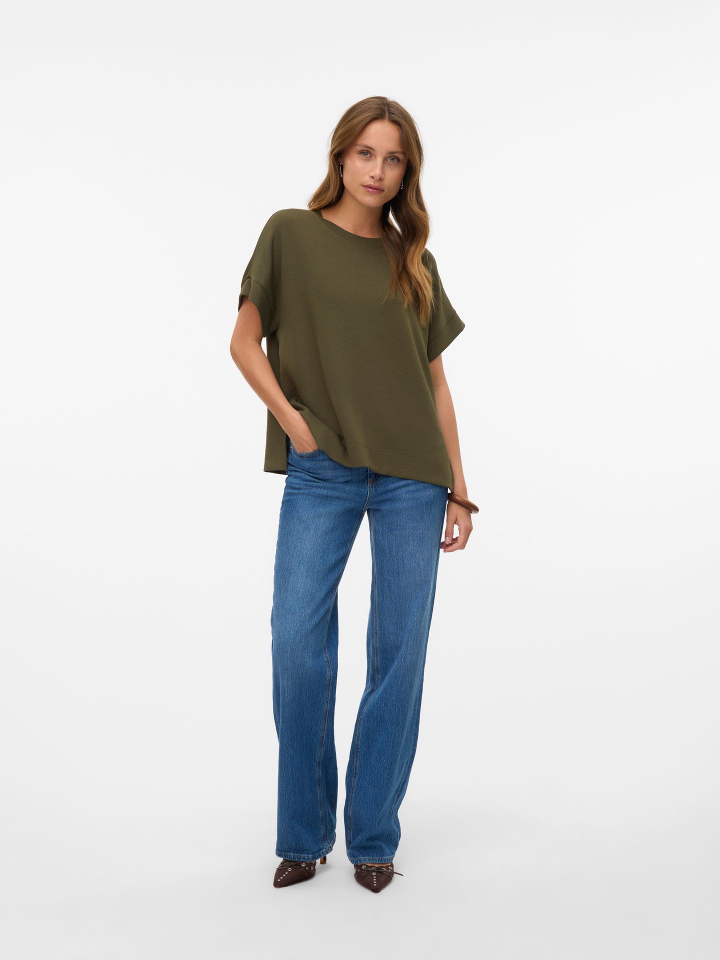 Vero Moda VMHALI SS TOP JRS Grape Leaf 2900158743034