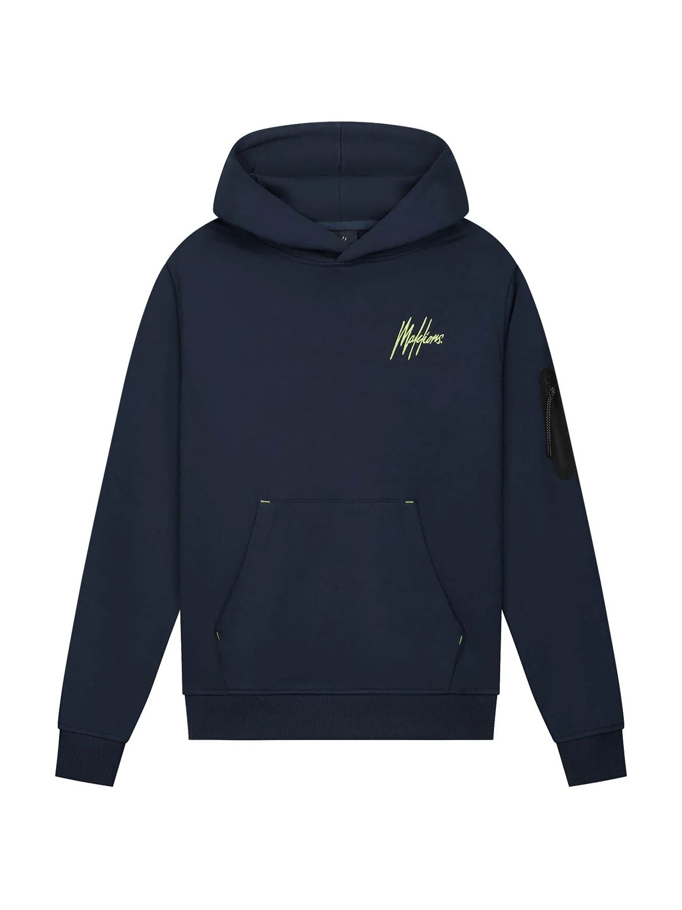 Malelions Junior Counter Hoodie Navy/Bright Yellow 00114359-720