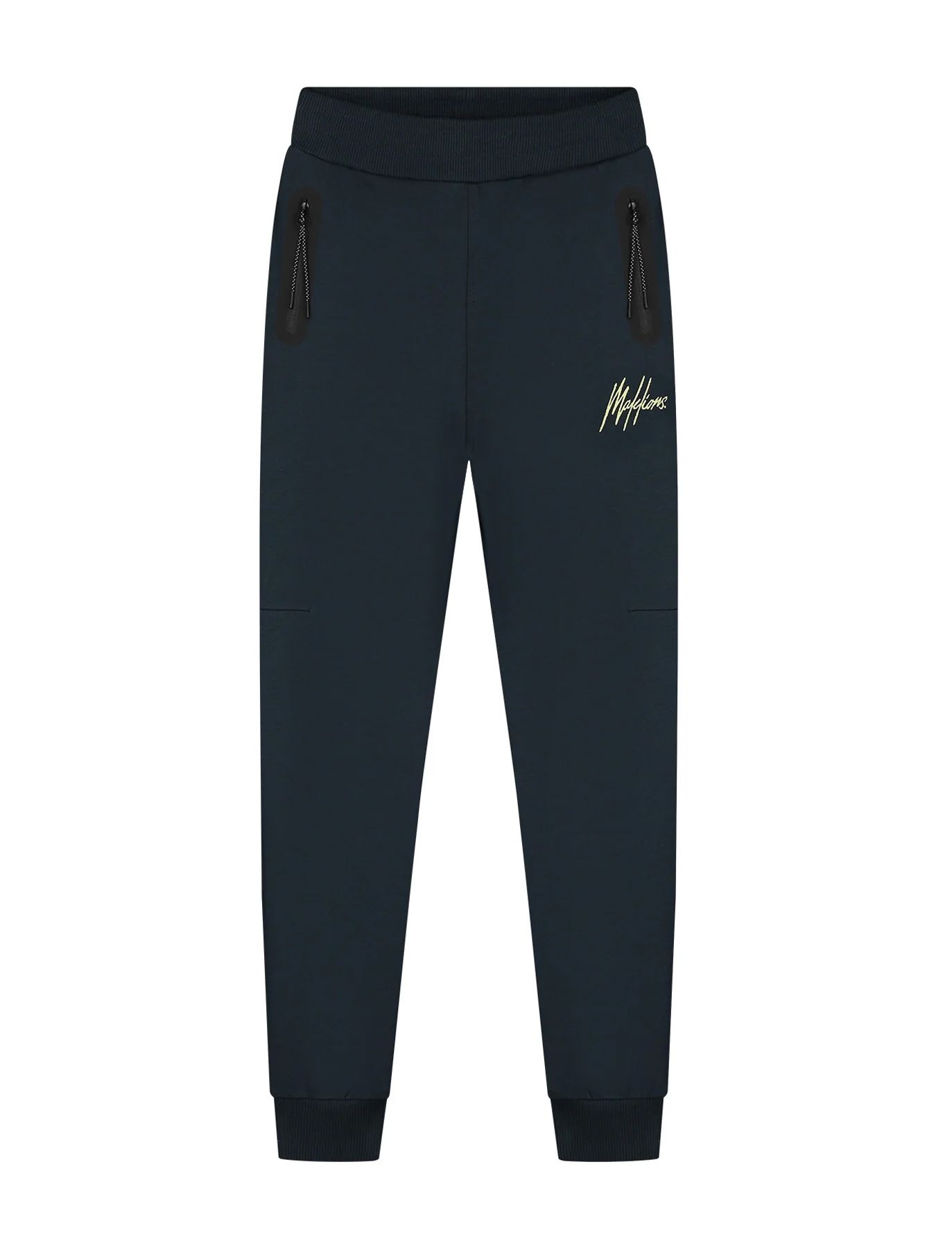 Malelions Junior counter trackpants Navy/Bright Yellow 00114361-720