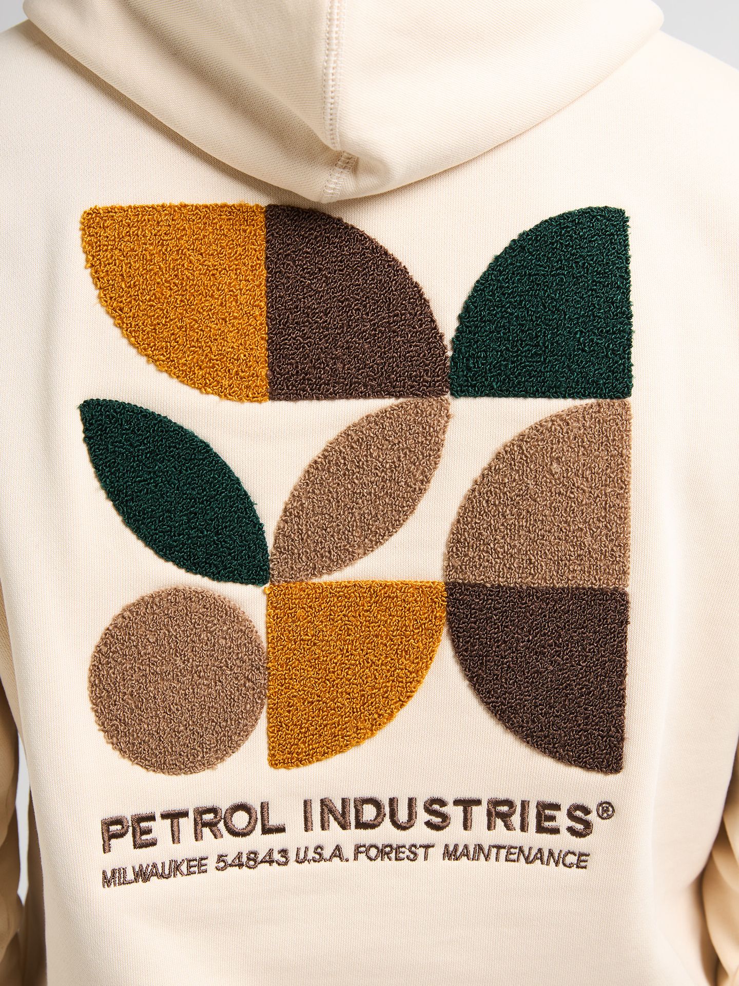 Petrol Industries Men Sweater Hooded Print 1108 raw sand 2900158759080 Petrol Industries Men Sweater Hooded Print 1108 raw sand 2900158759080