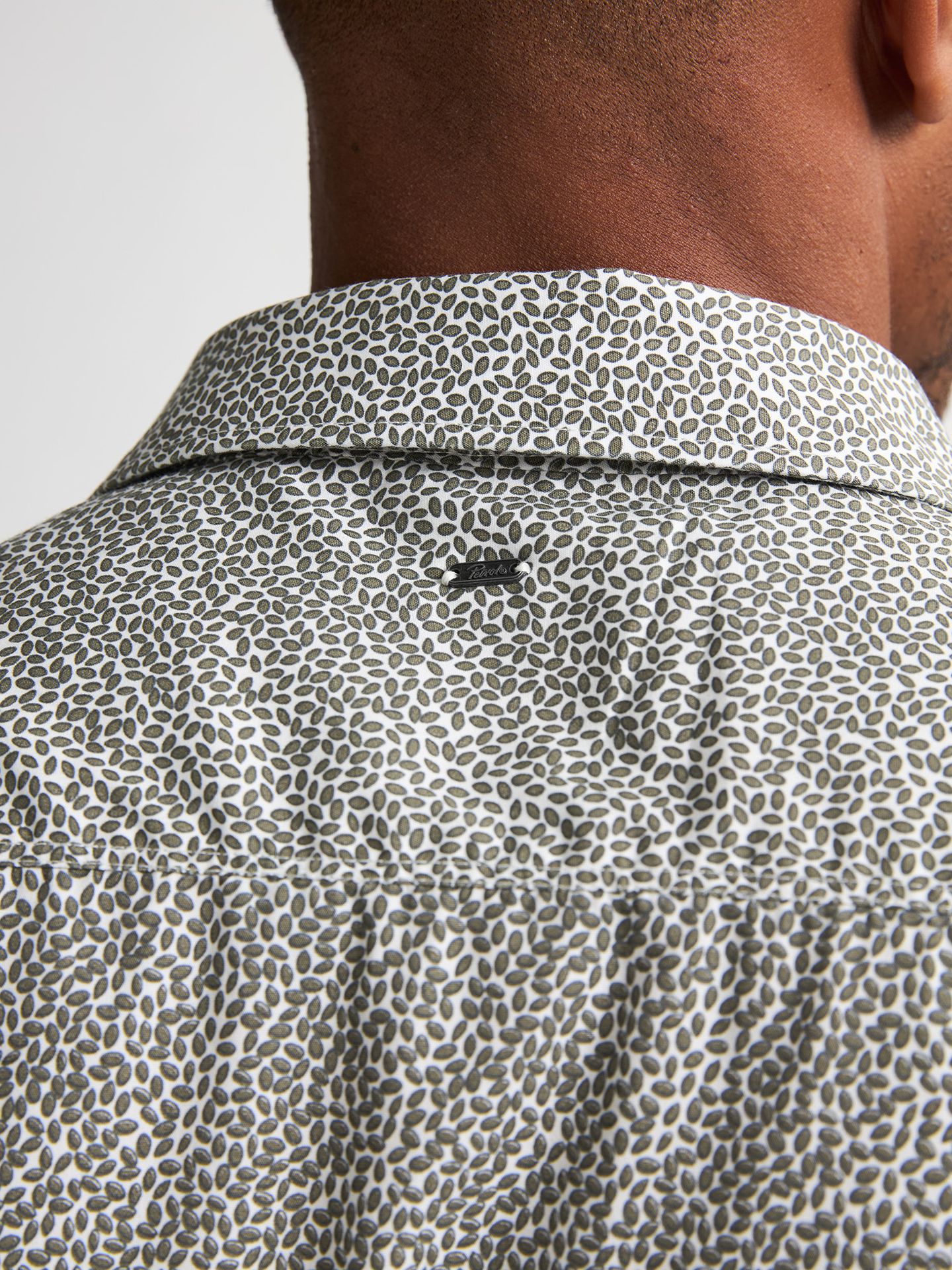 Petrol Industries Men Shirt Long Sleeve AOP 6174 mossy stone 2900158764091