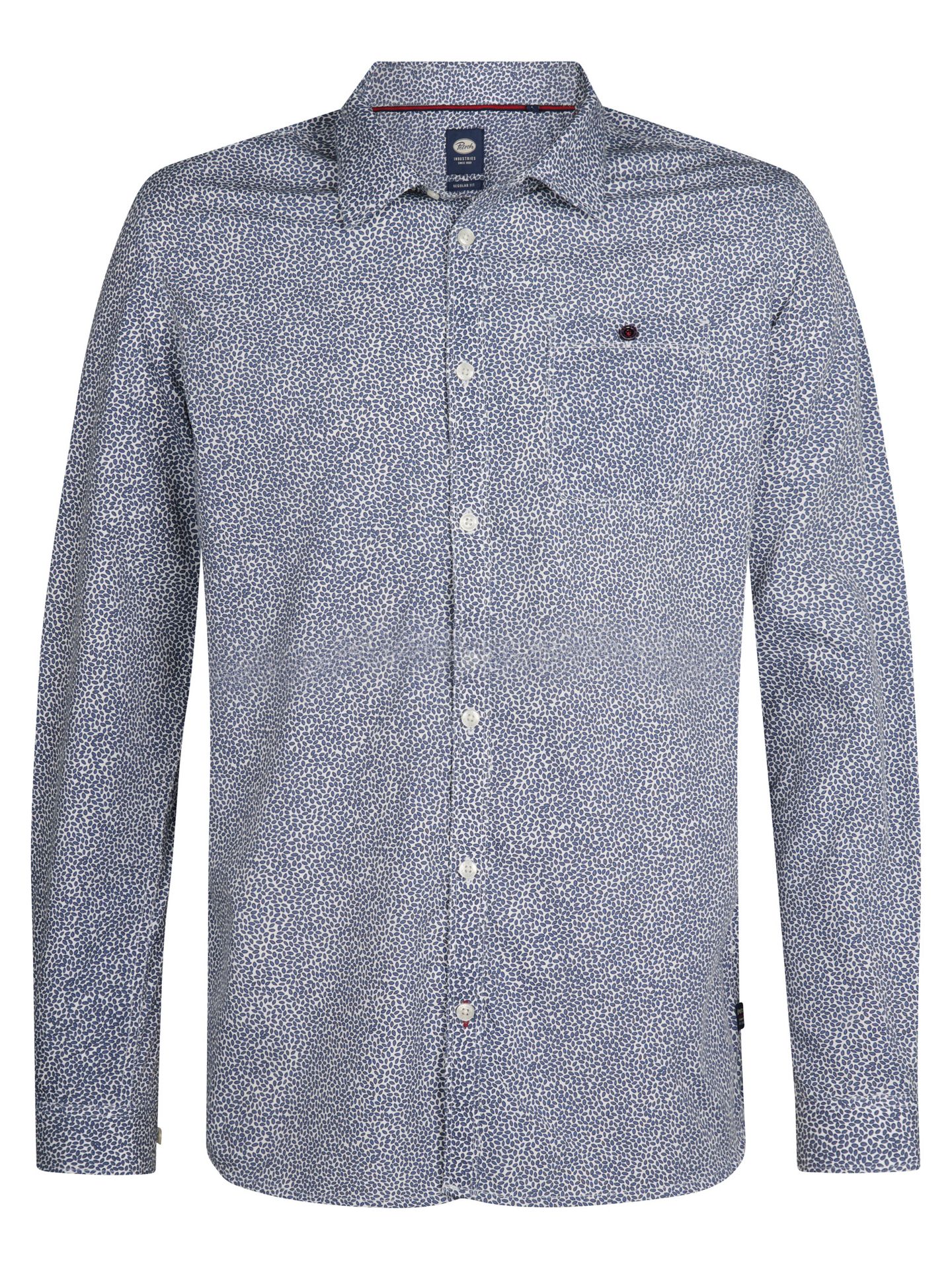 Petrol Industries Men Shirt Long Sleeve AOP 5193 dark denim 2900158763094