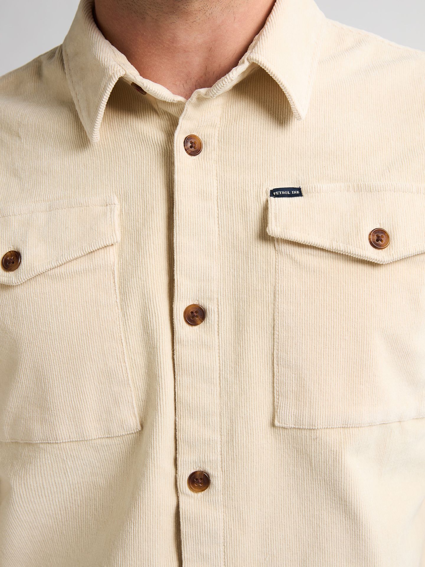 Petrol Industries Men Shirt Long Sleeve Uni 1108 raw sand 2900158765043 Petrol Industries Men Shirt Long Sleeve Uni 1108 raw sand 2900158765043