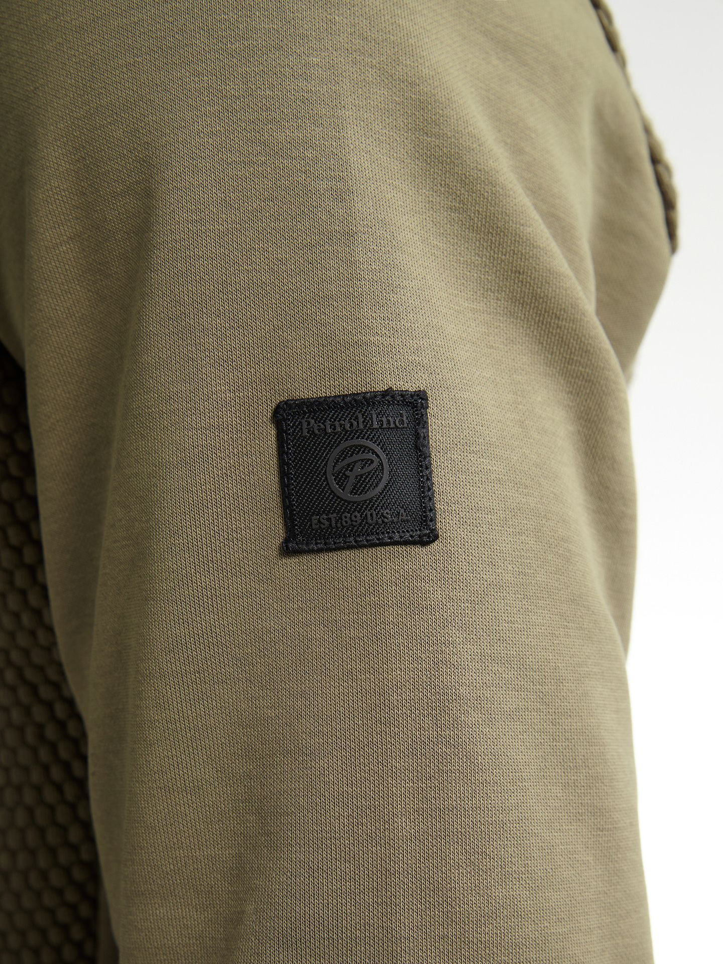 Petrol Industries Men Sweater Collar Zip 6174 mossy stone 2900158768068