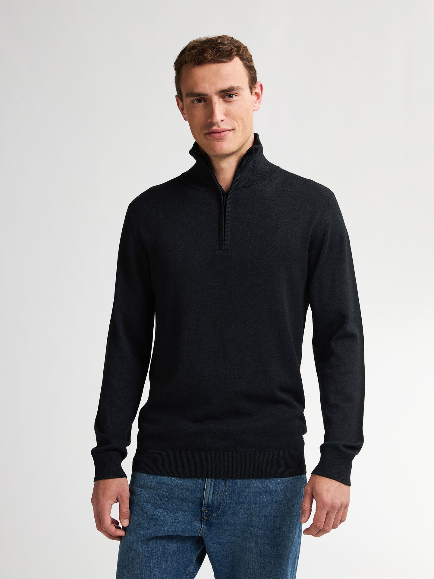 Petrol Industries Men Knitwear Collar Basic 9111 deep black 2900158770085