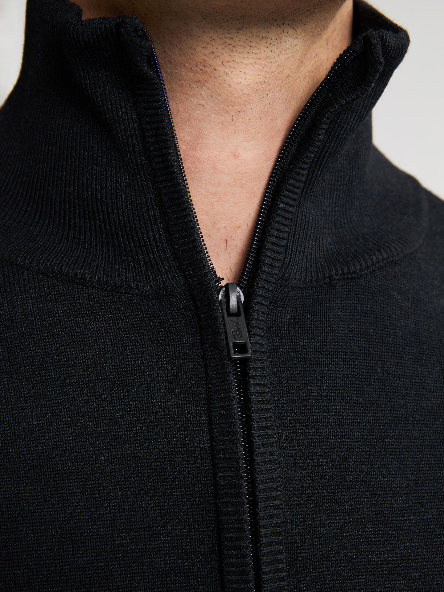 Petrol Industries Men Knitwear Collar Basic 9111 deep black 2900158770047