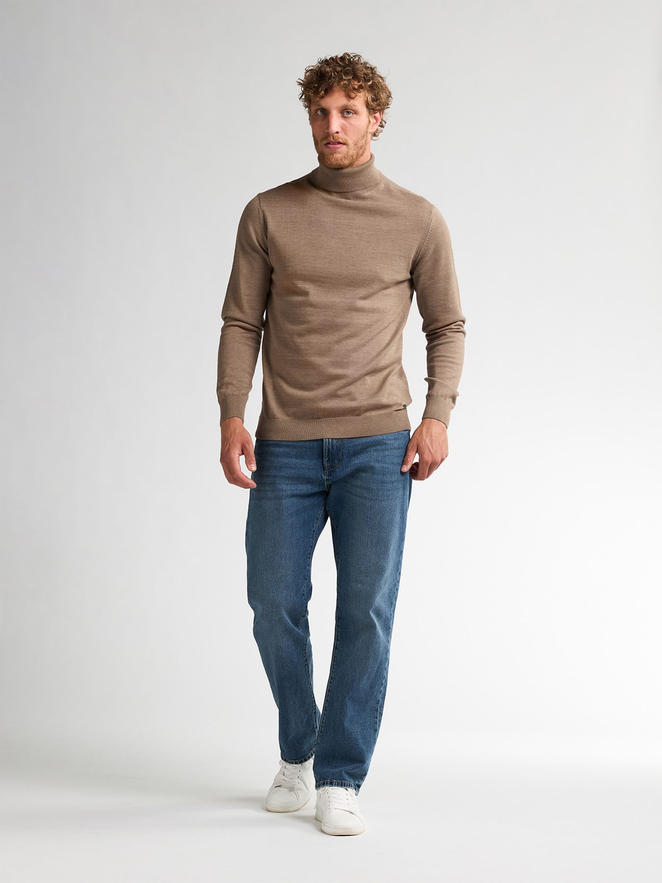 Petrol Industries Men Knitwear Collar Basic 7140 oak 2900158771075