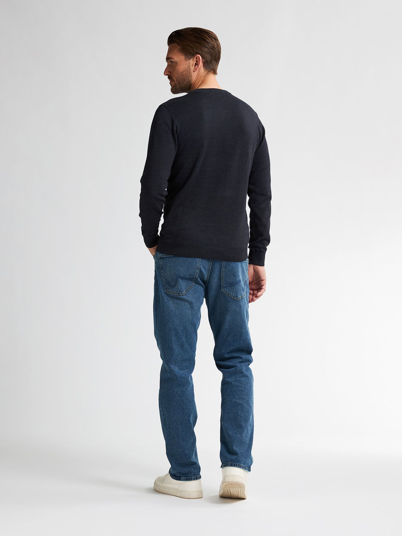 Petrol Industries Men Knitwear V-Neck Basic 5120 sky captain 2900158773079