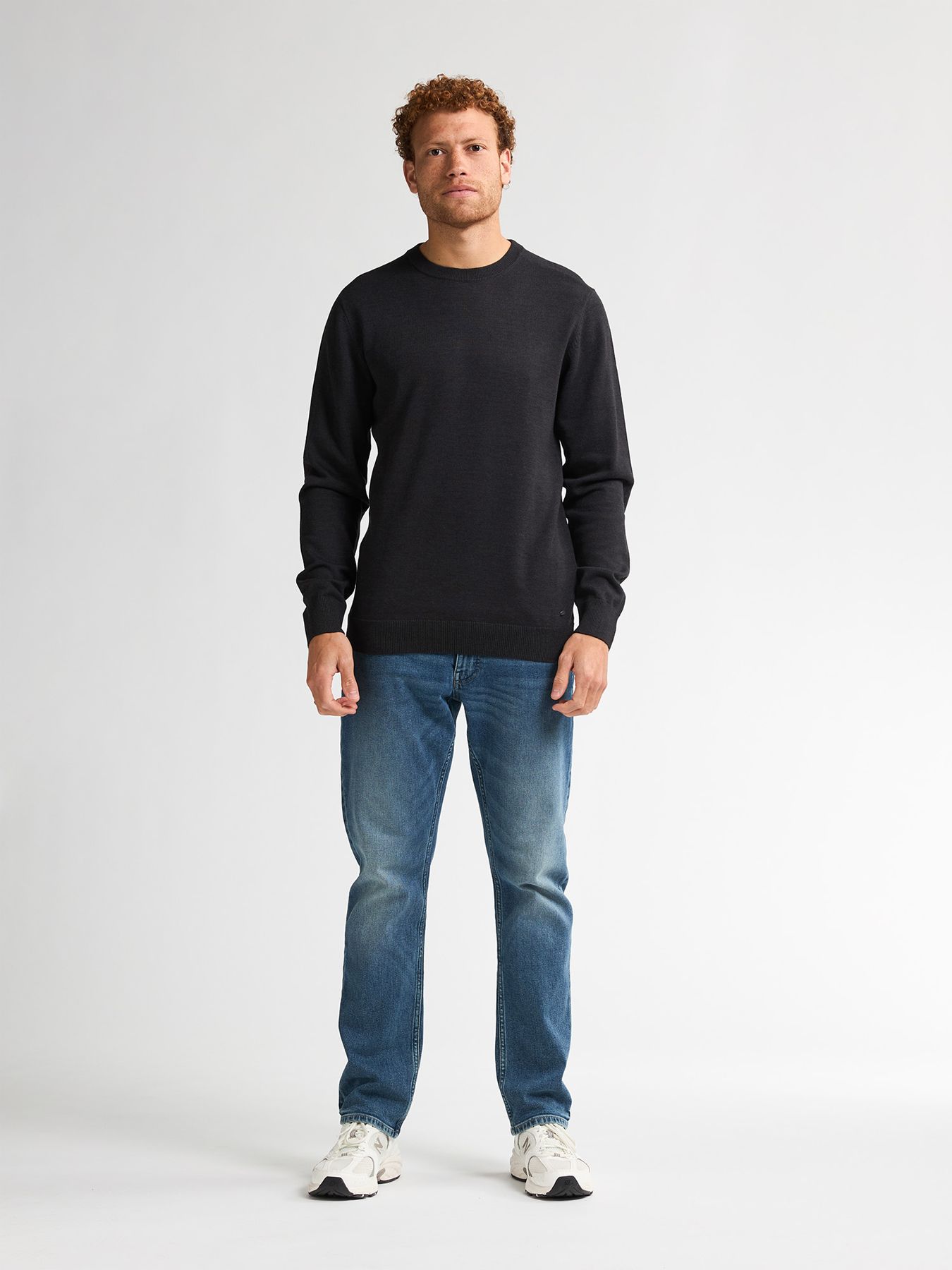 Petrol Industries Men Knitwear Round Neck Basic 9111 deep black 2900158777091