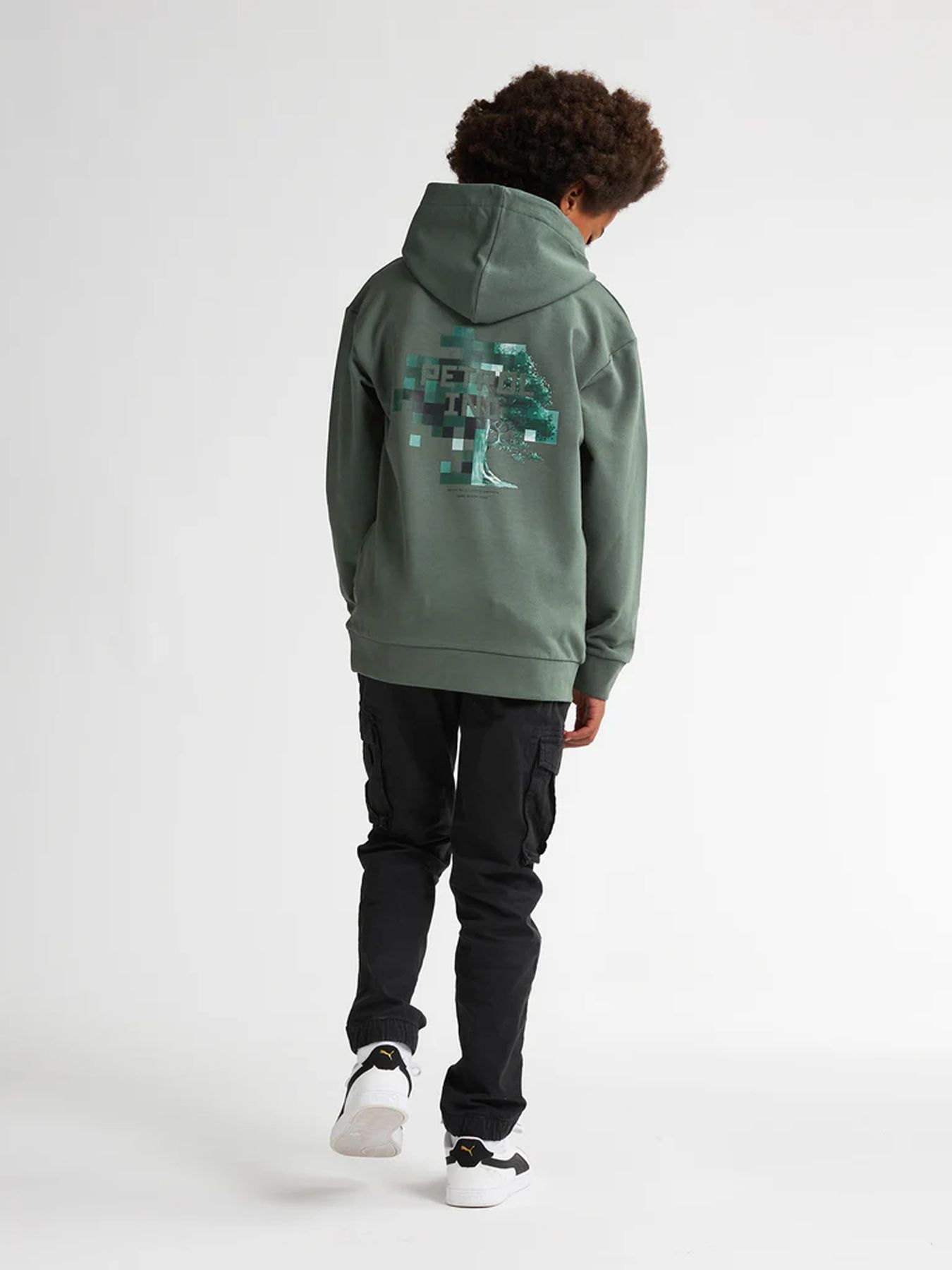 Petrol Industries Boys Sweater Hooded Print 6178 green smoke 2900158779019 Petrol Industries Boys Sweater Hooded Print 6178 green smoke 2900158779019