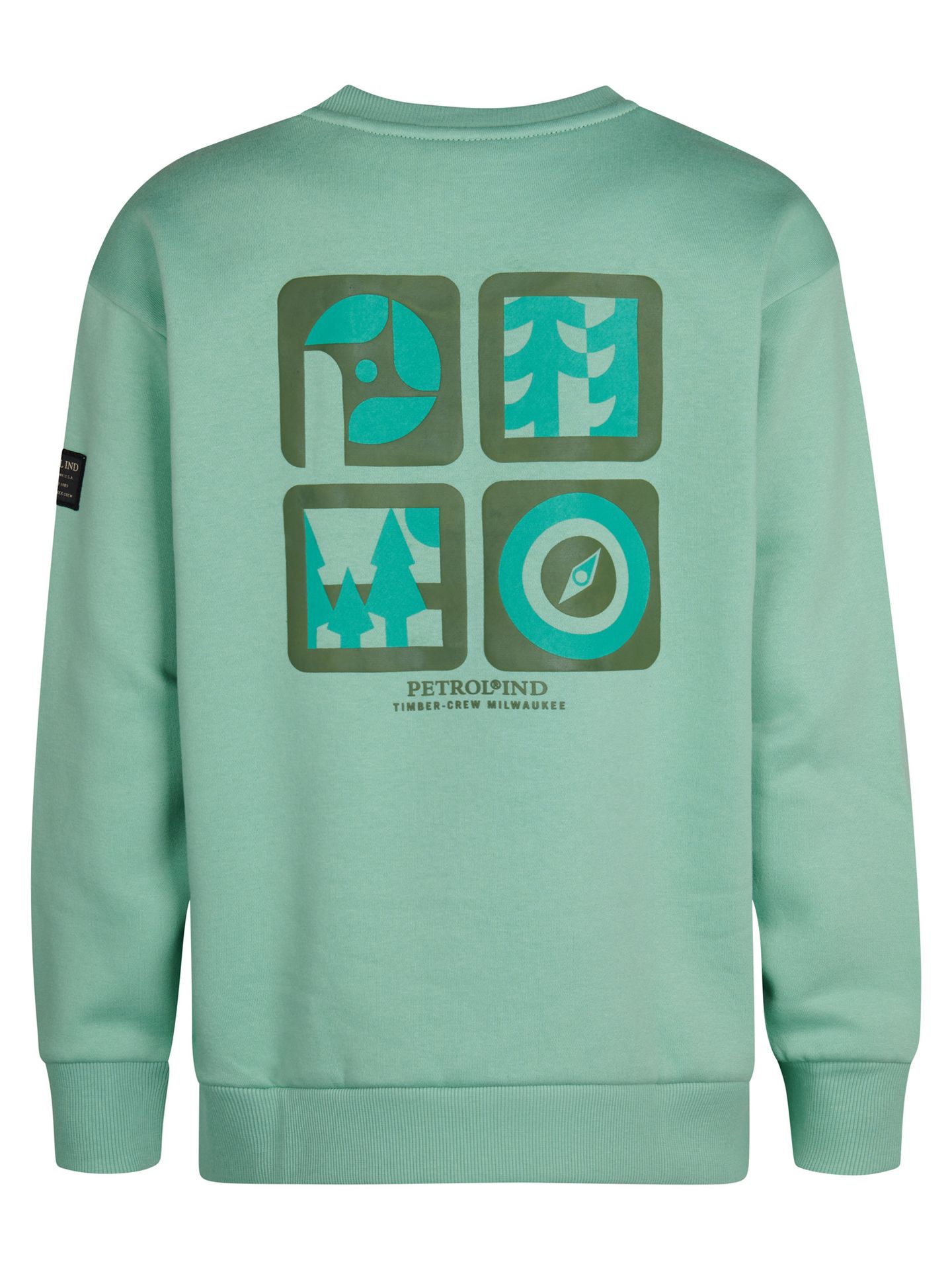 Petrol Industries Boys Sweater Round Neck Print 5191 pale aqua 2900158785058 Petrol Industries Boys Sweater Round Neck Print 5191 pale aqua 2900158785058
