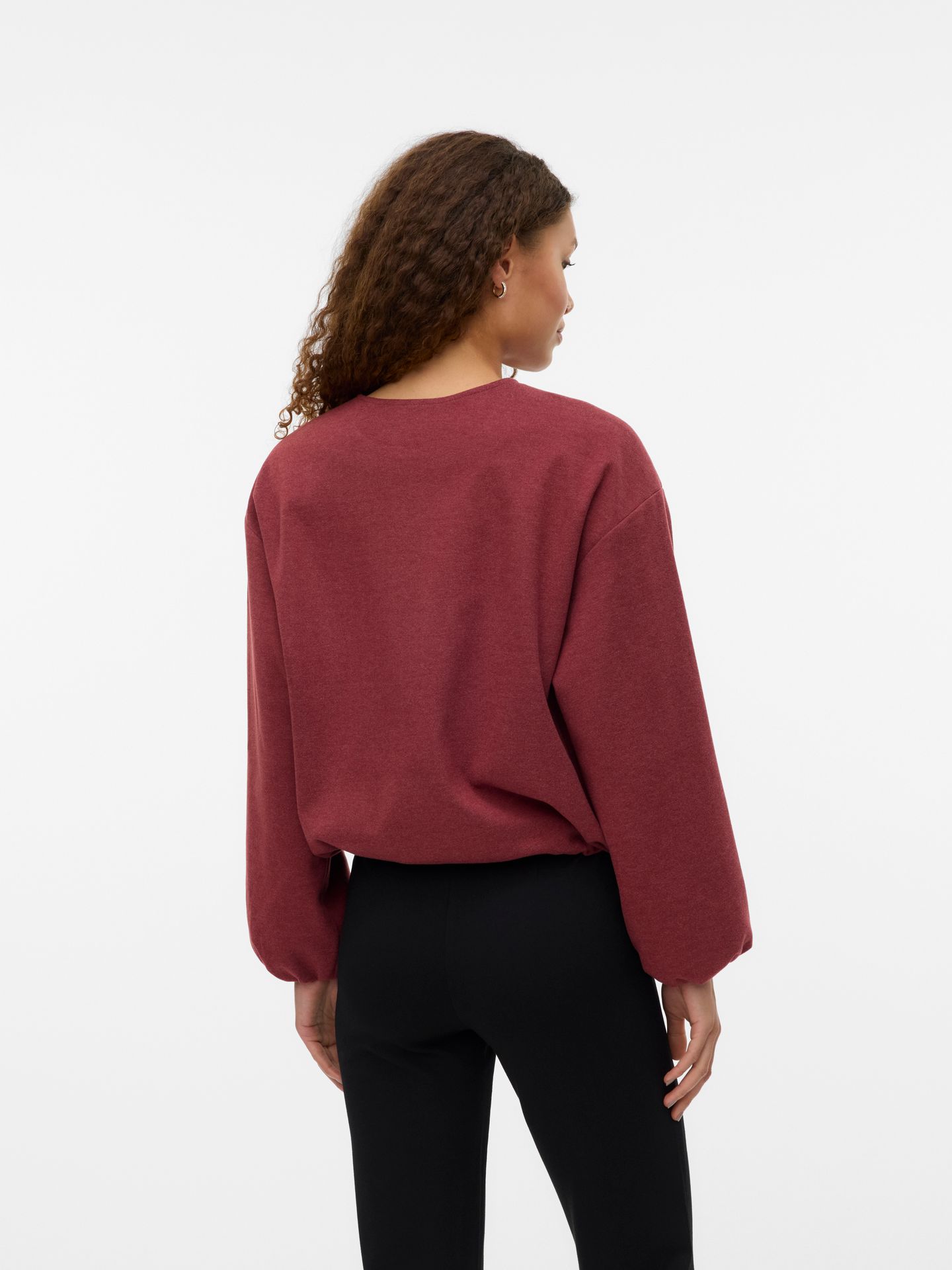 Vero Moda VMTILIKA LS BRUSHED JACKET ENT Syrah/MELANGE 2900158793039