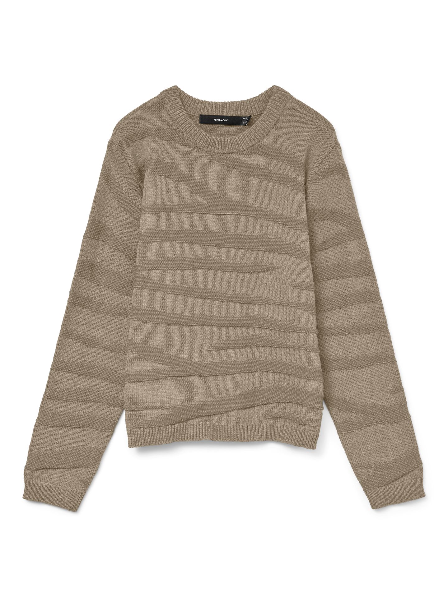 Vero Moda VMMALOU LS O-NECK PULLOVER BOO Silver Mink 00114384-EKA26011400000517