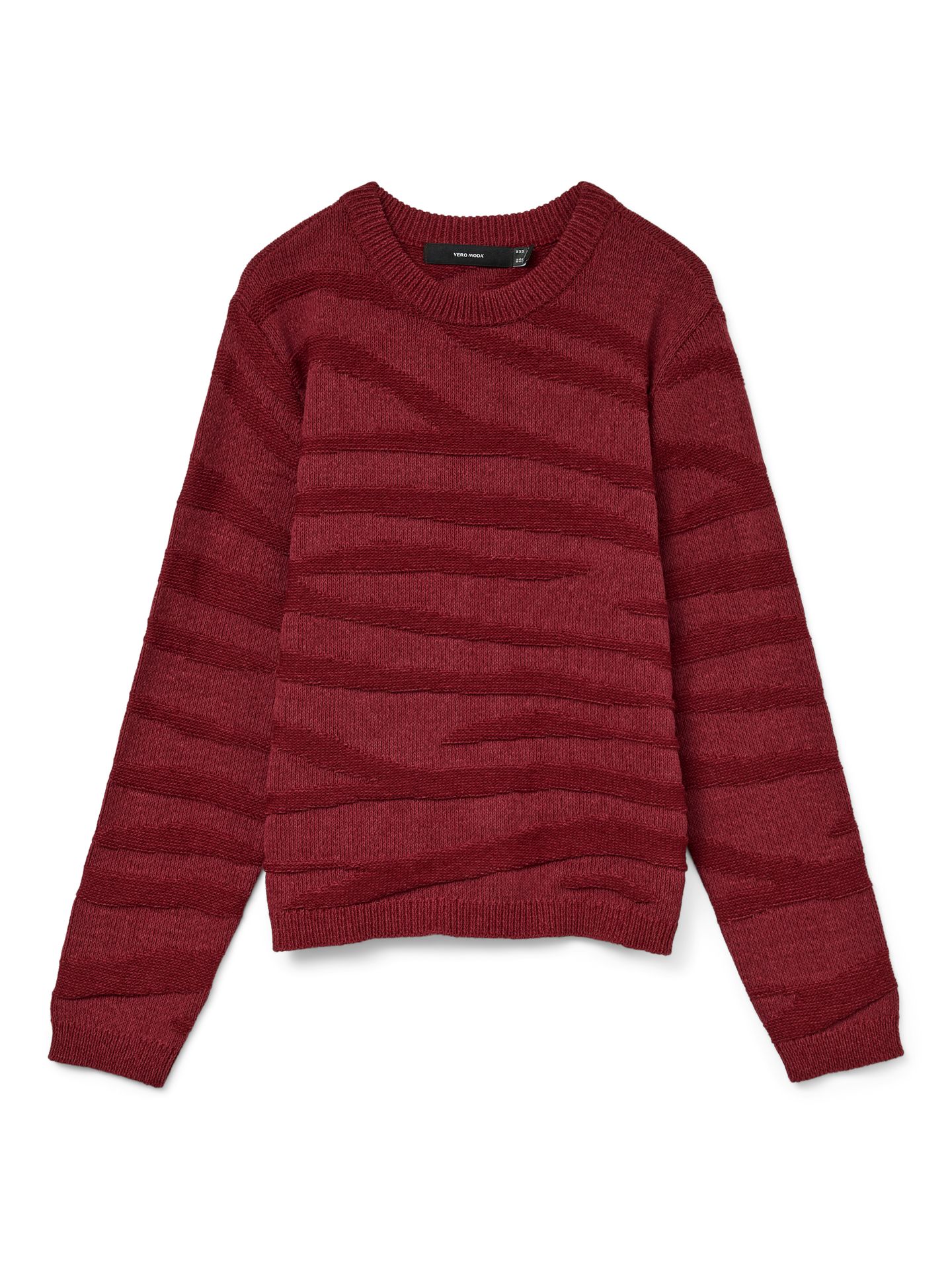 Vero Moda VMMALOU LS O-NECK PULLOVER BOO Syrah 00114384-EKA26011400003060