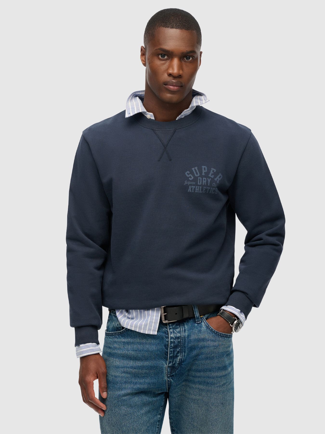 Superdry Athletic ess crew Eclipse 00114391-98T