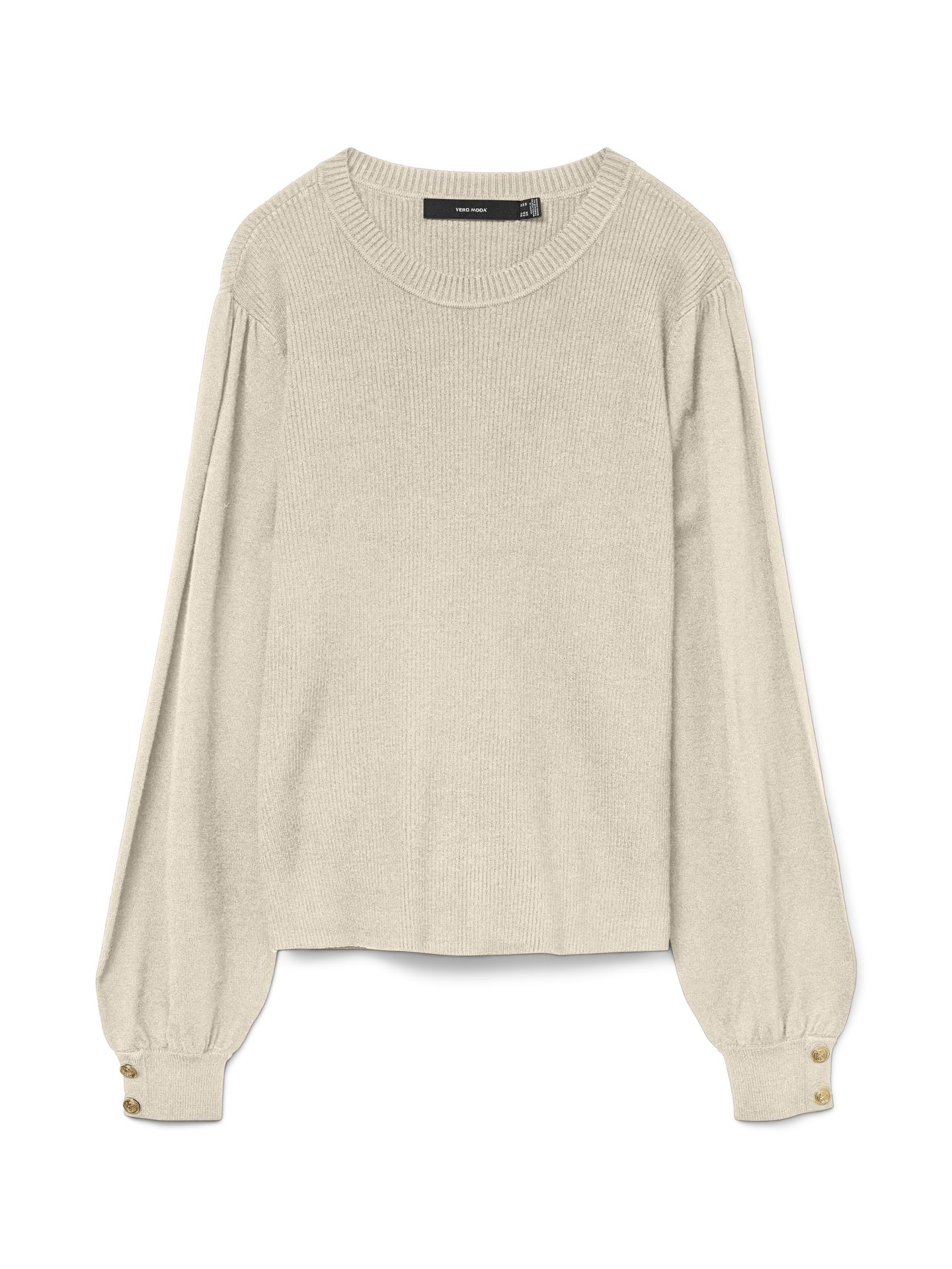 Vero Moda VMHOLLYKARIS LS O-NECK PULLOVER BOO Birch 2900158834039