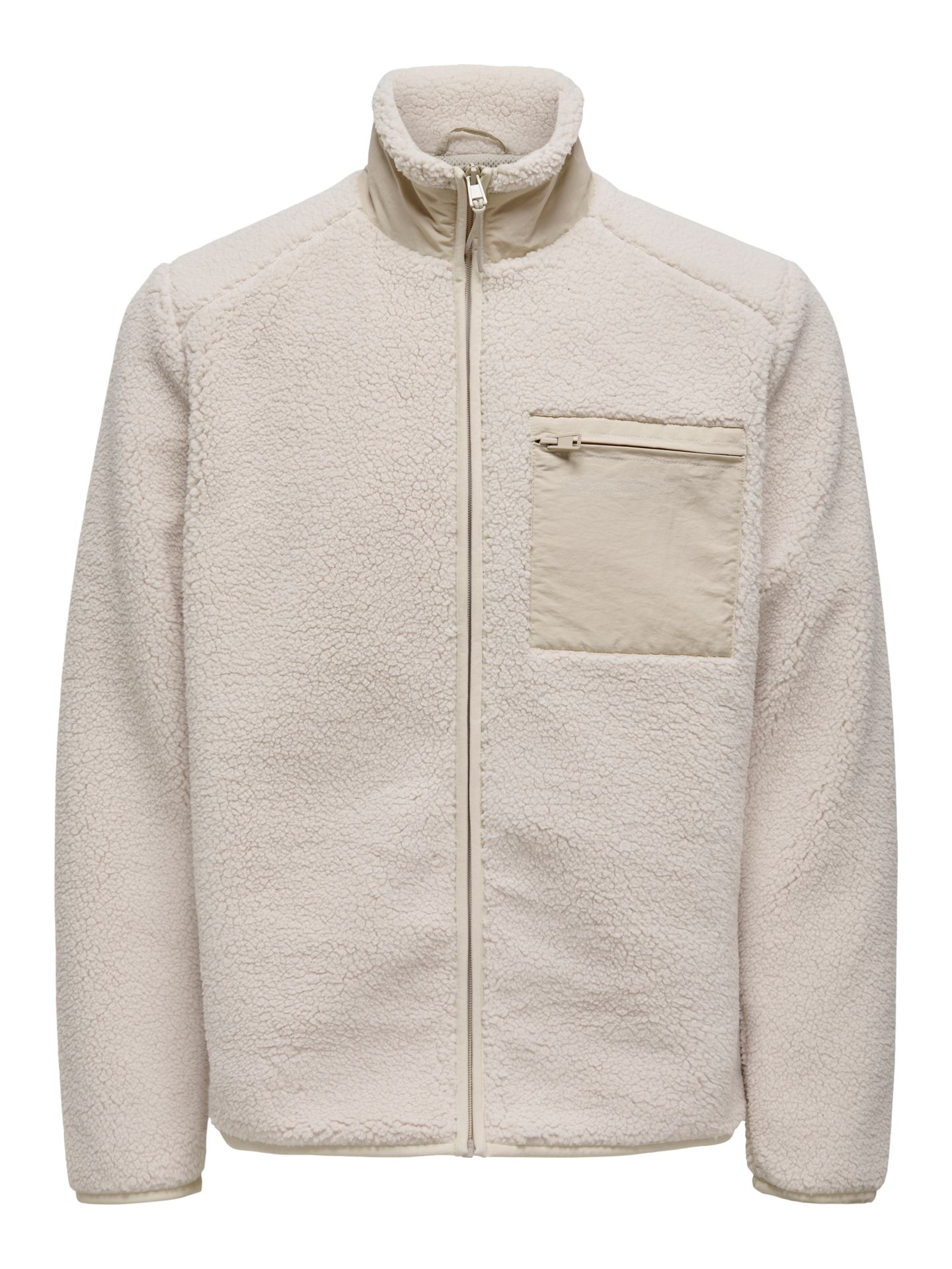 Only & Sons ONSDALLAS LIFE SHERPA JACKET OTW VD Silver Lining 00114401-EKA26011400000722