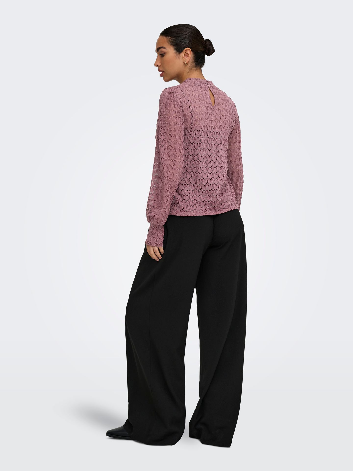 JDY JDYAVERY L/S LACE TOP JRS NOOS Grape Shake 2900168326029