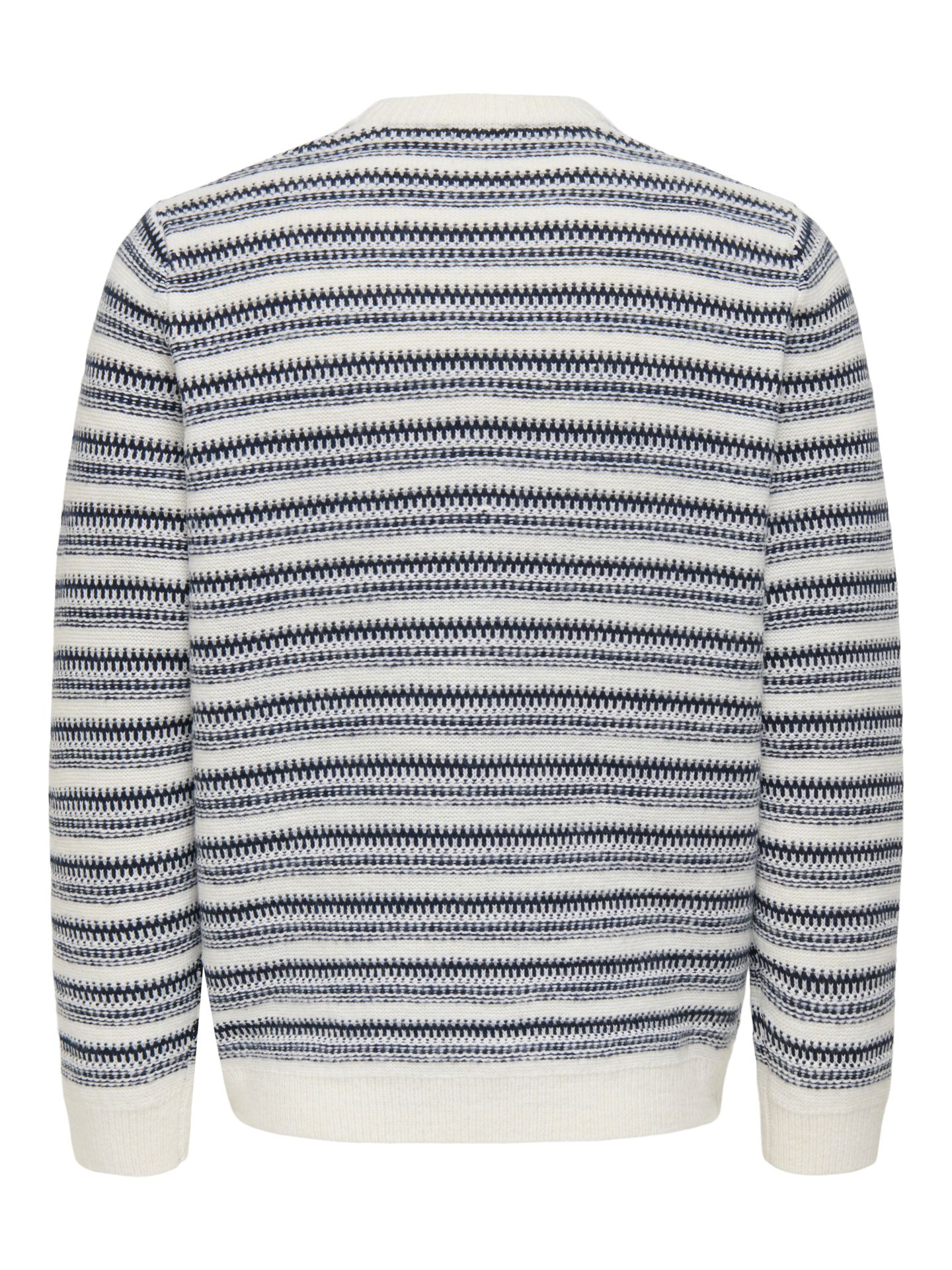 Only & Sons ONSMING LIFE REG LS CREW NECK KNIT Cloud Dancer/DRIFT 00114404-EKA26011400002105