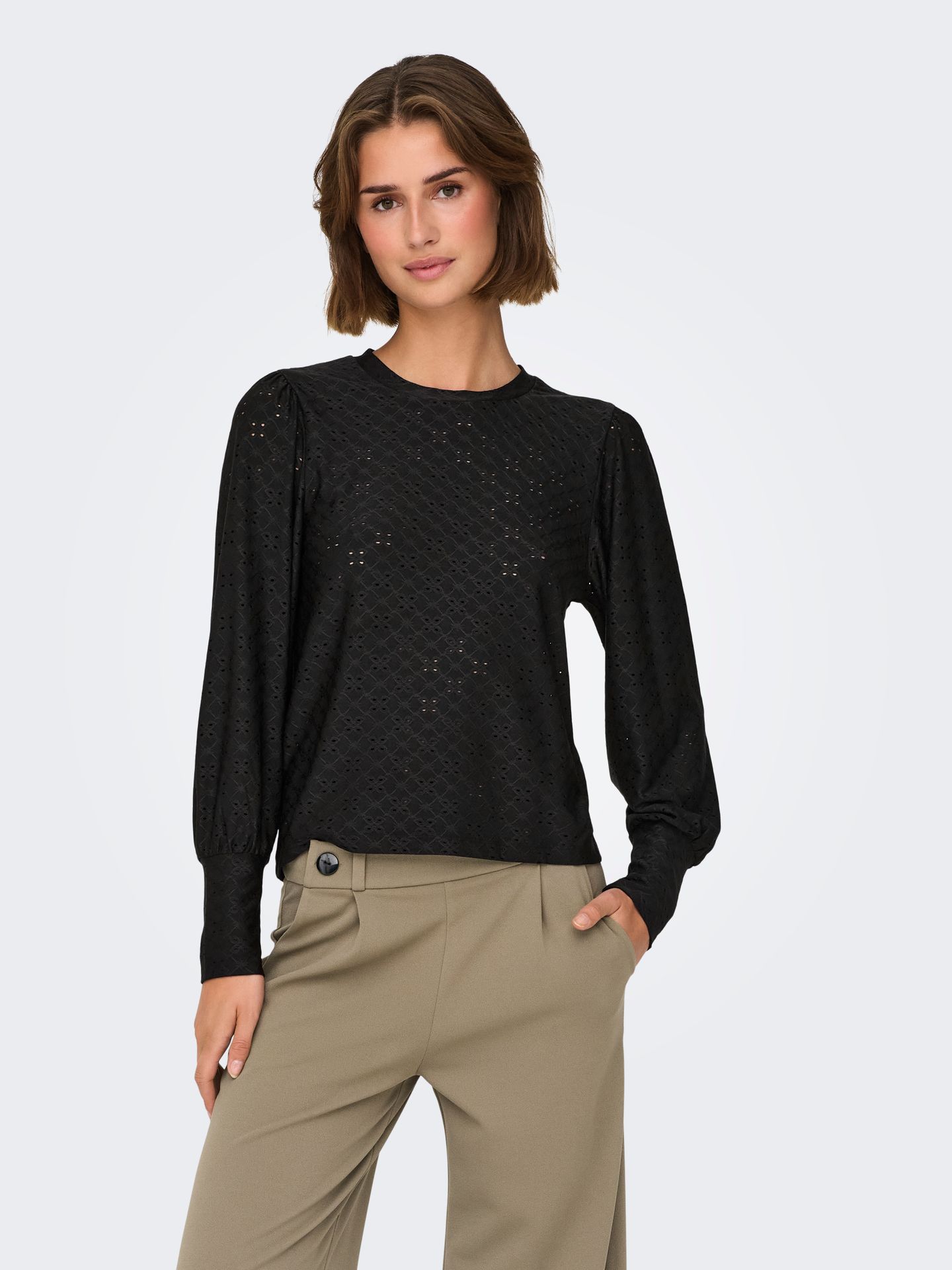 JDY JDYCATHINKA L/S BELLSLEEVE TOP JRS Black 2900158853016