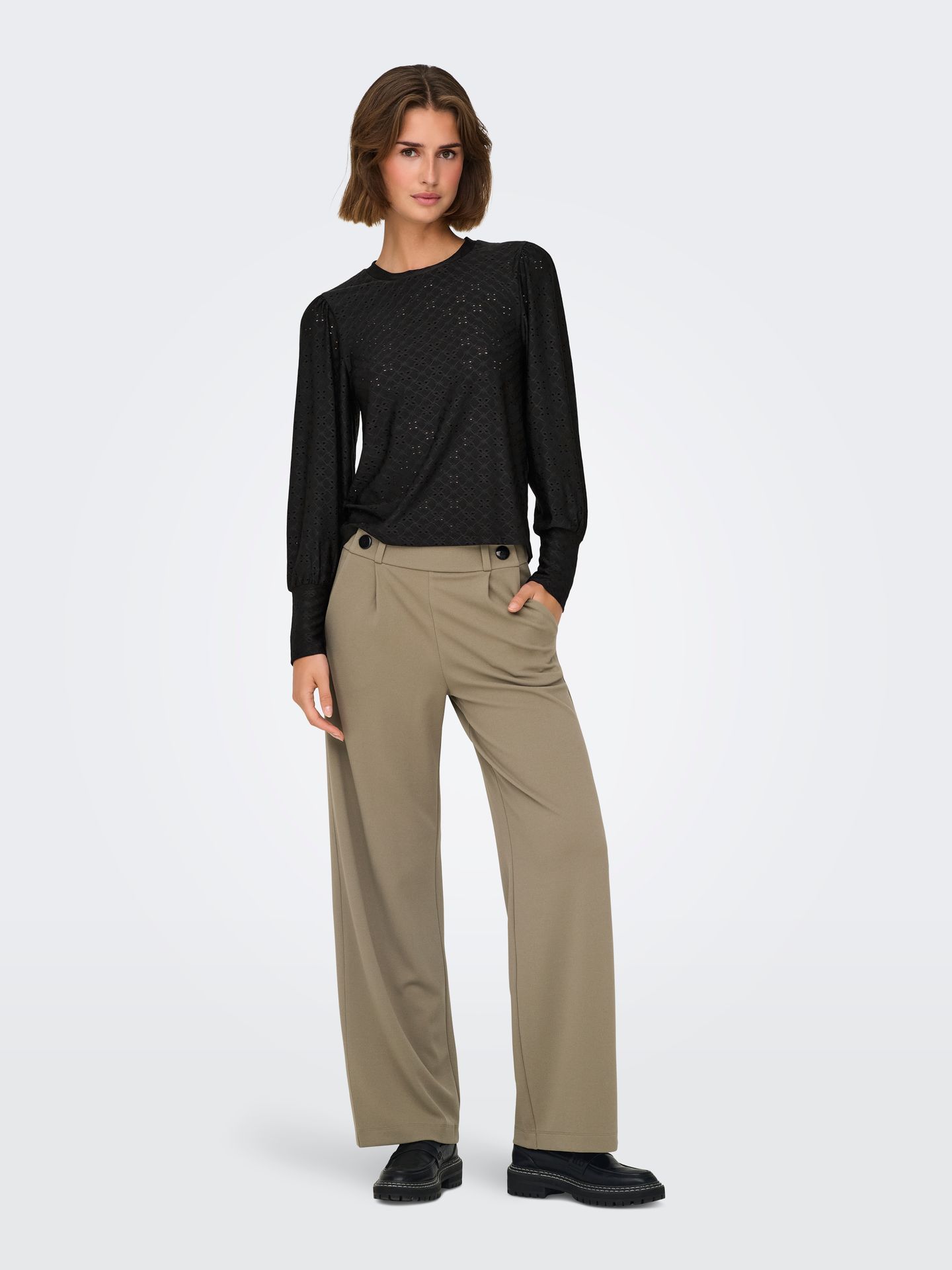 JDY JDYCATHINKA L/S BELLSLEEVE TOP JRS Black 2900158853023