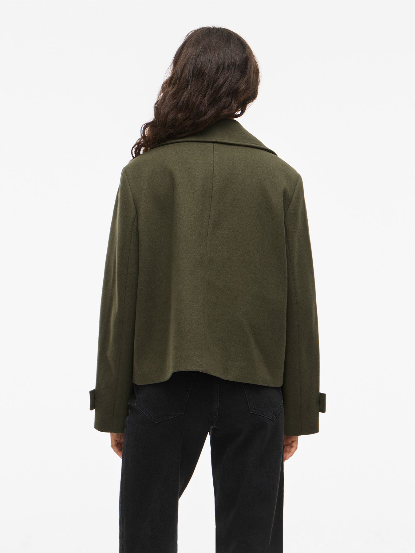 Vila VISOLO L/S SHORT JACKET/TES/1 Deep Depths 2900158866016