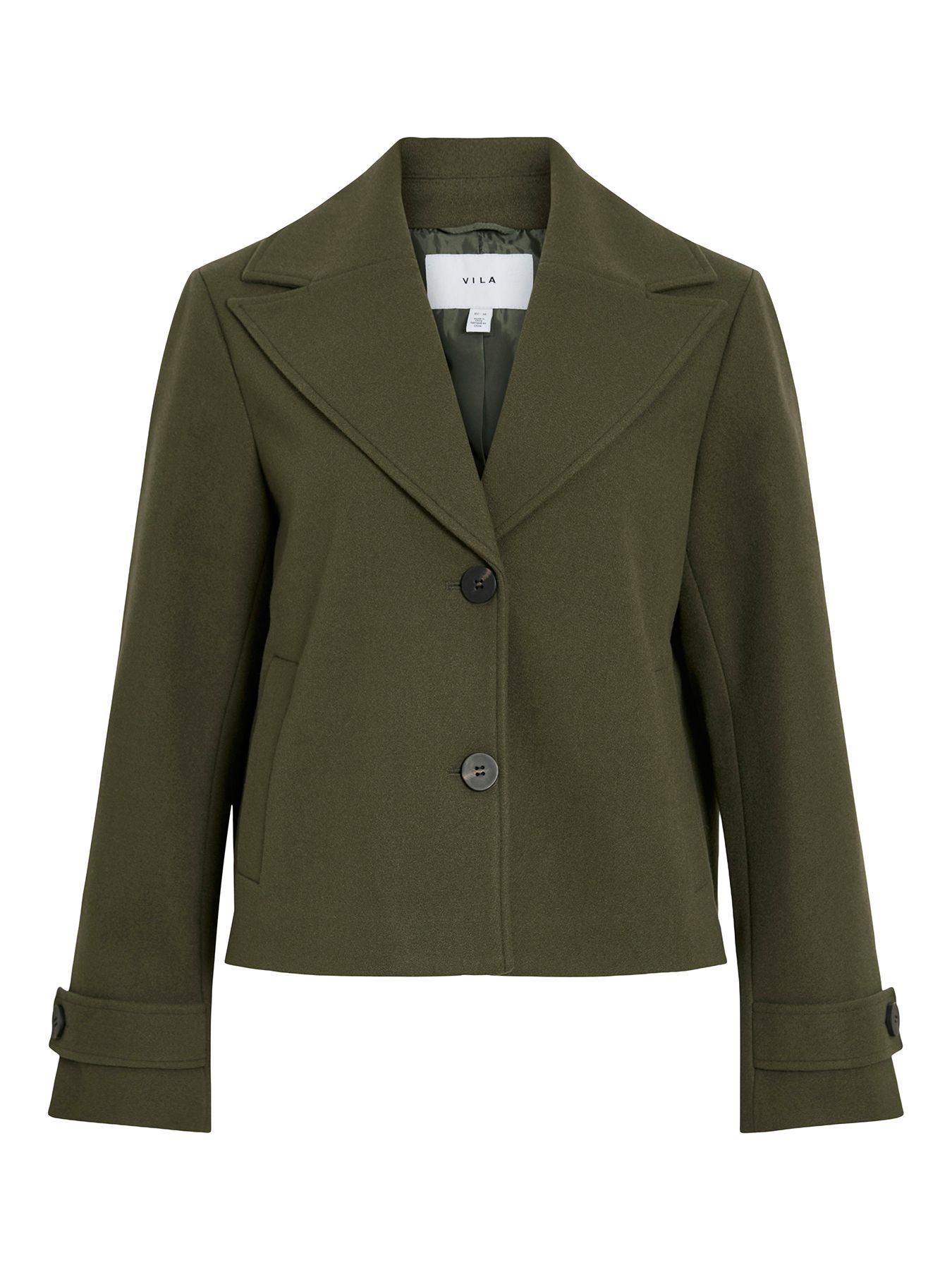 Vila VISOLO L/S SHORT JACKET/TES/1 Deep Depths 2900158866016