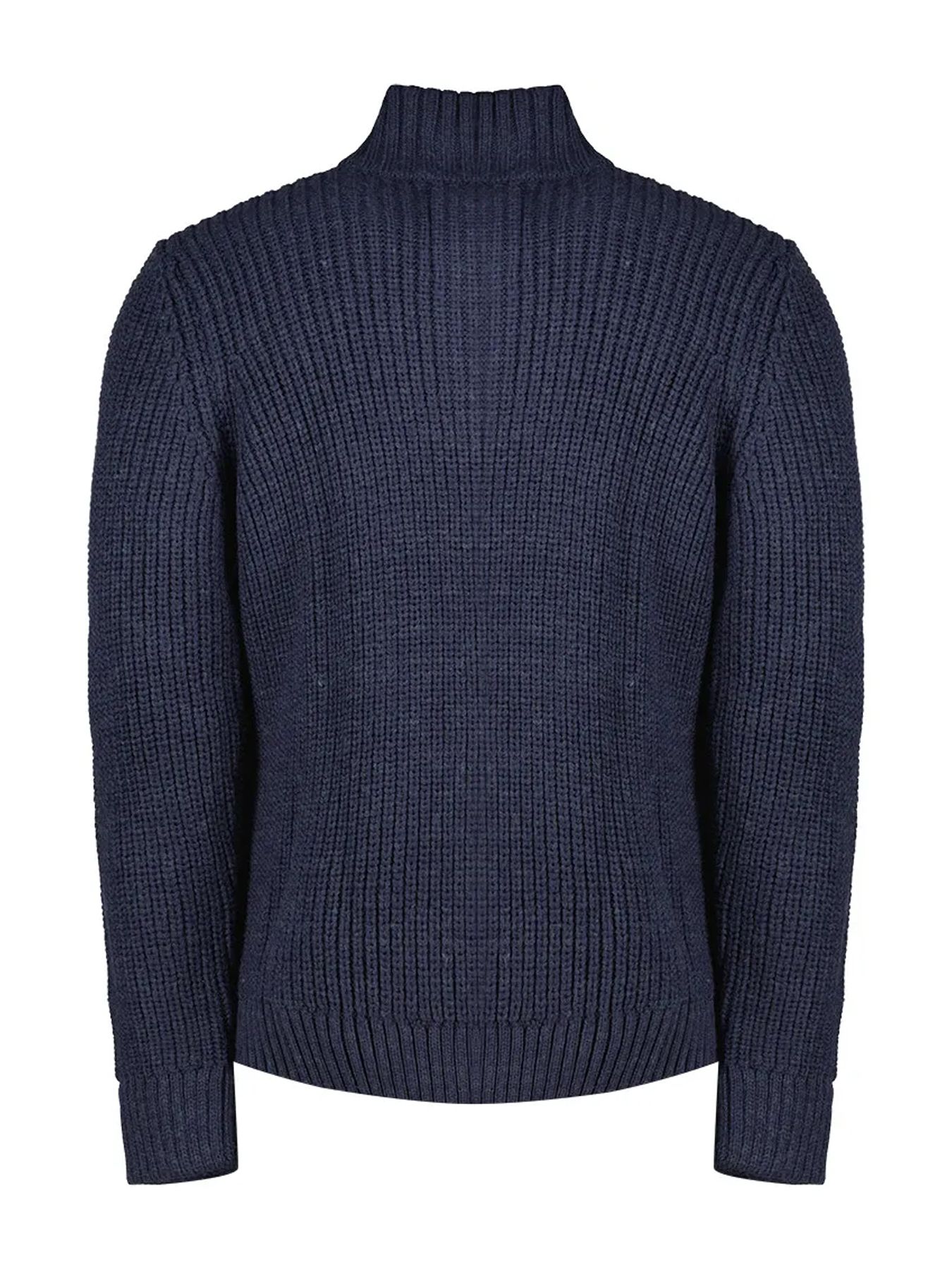 Superdry Jacob cable knit half zip Eclipse 2900158930083