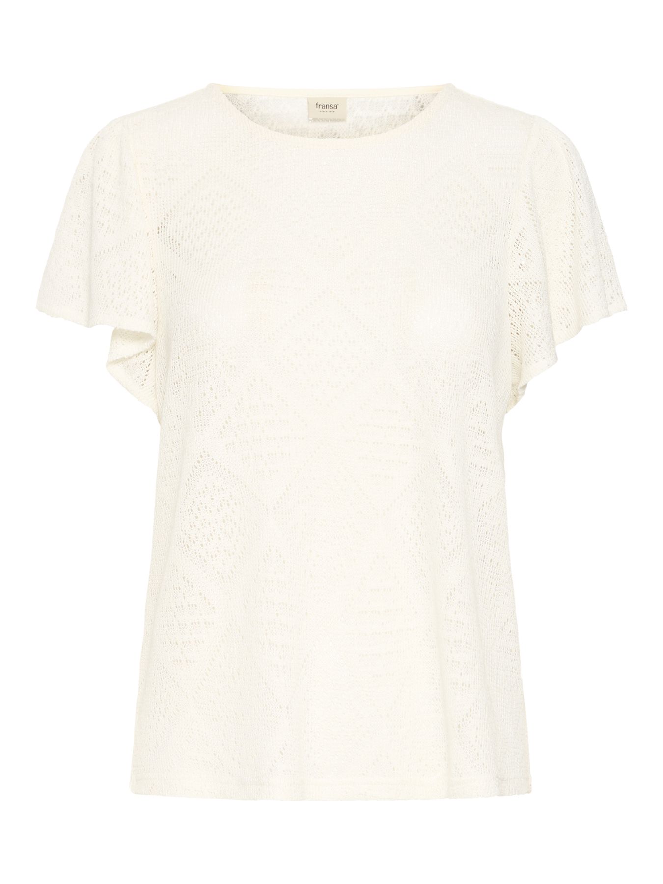 Fransa FRMARILYNNE TEE 1 Whisper White 2900158963012