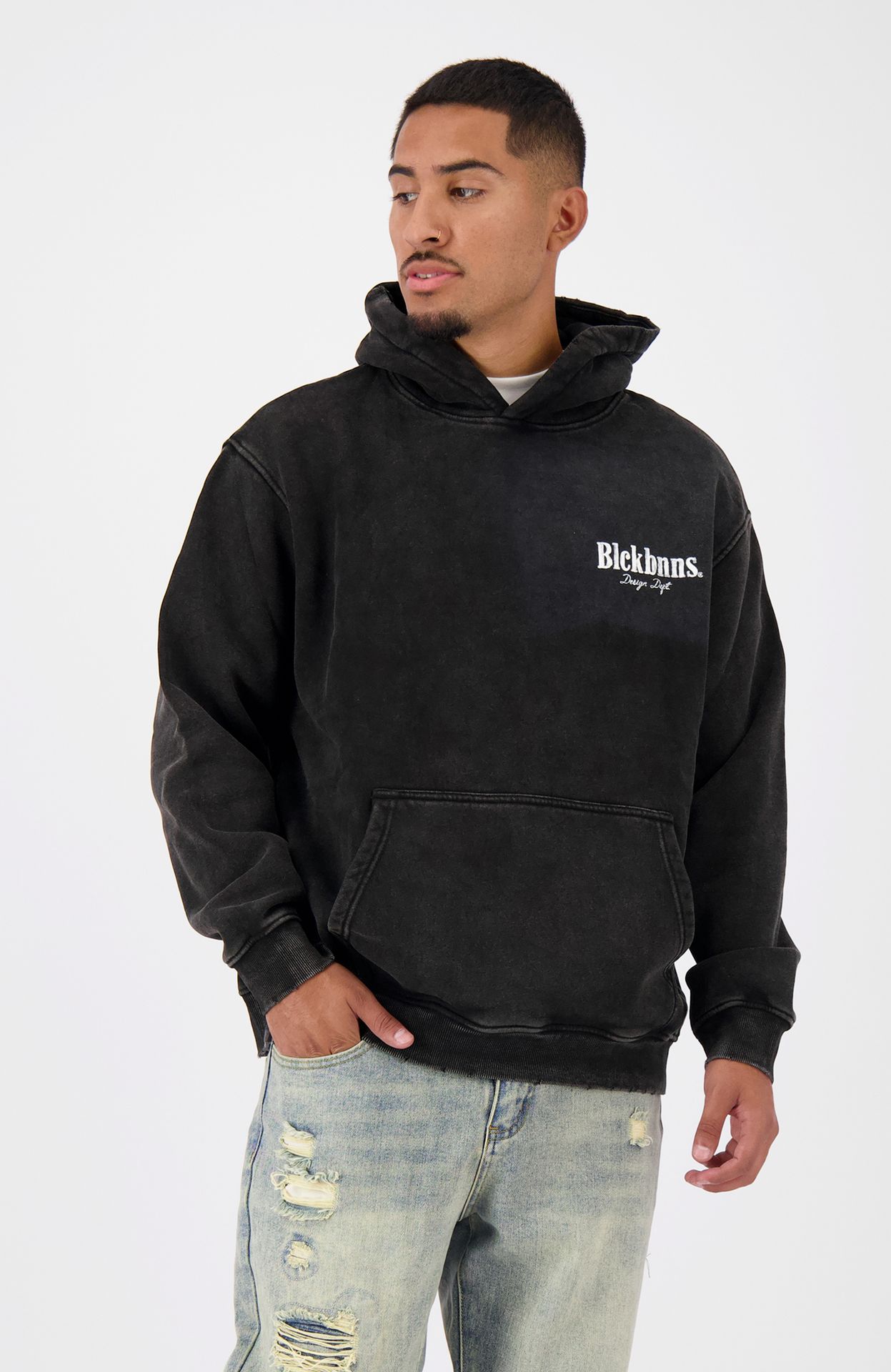 Black Bananas Brush Hoodie Black 00114479-999