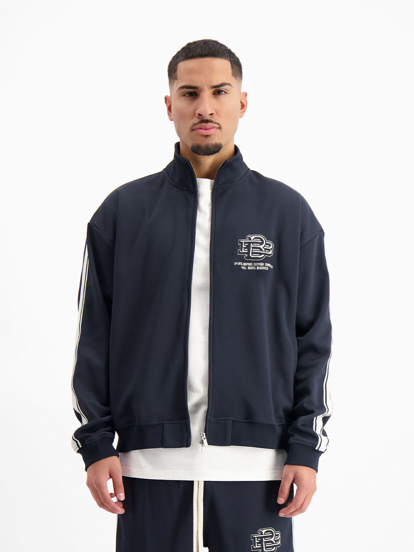 Black Bananas Monogram tracktop Navy 00114480-599