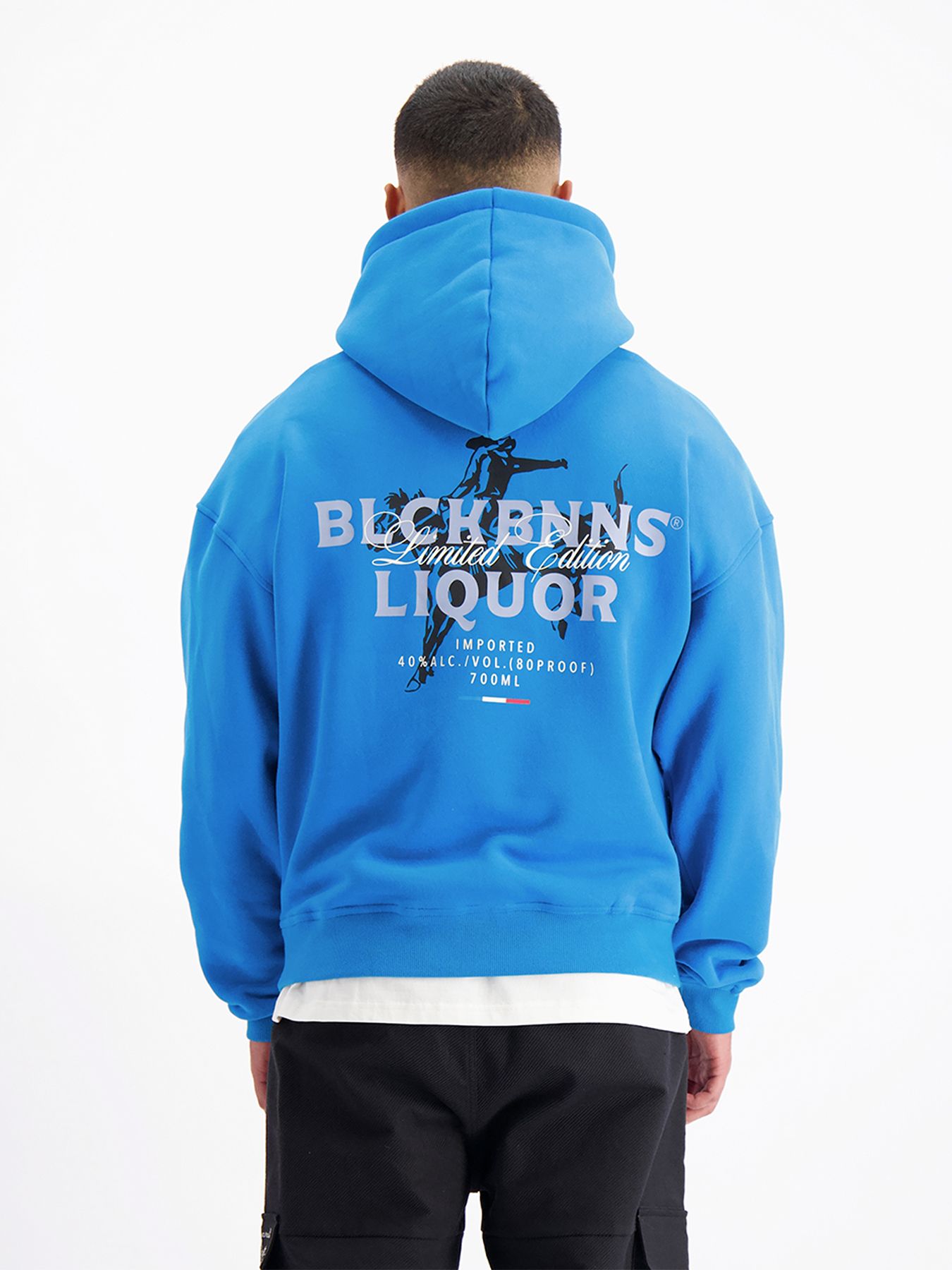 Black Bananas Liquid hoodie Blue 2900159004042