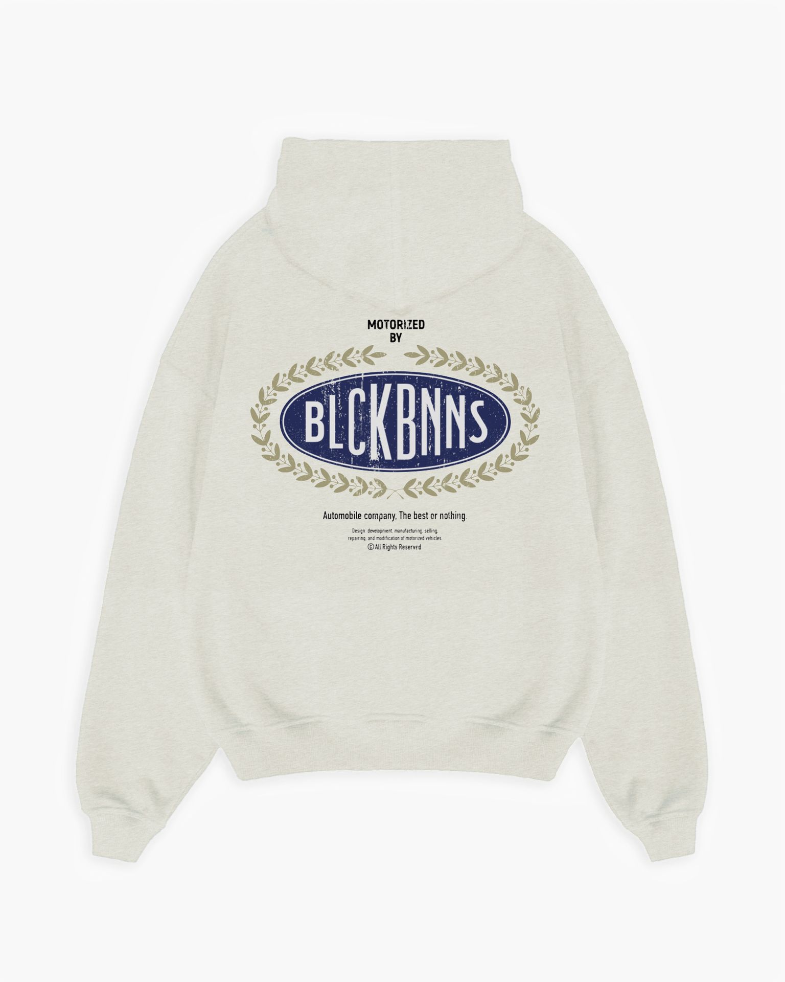 Black Bananas Automobile hoodie Beige 2900159005063