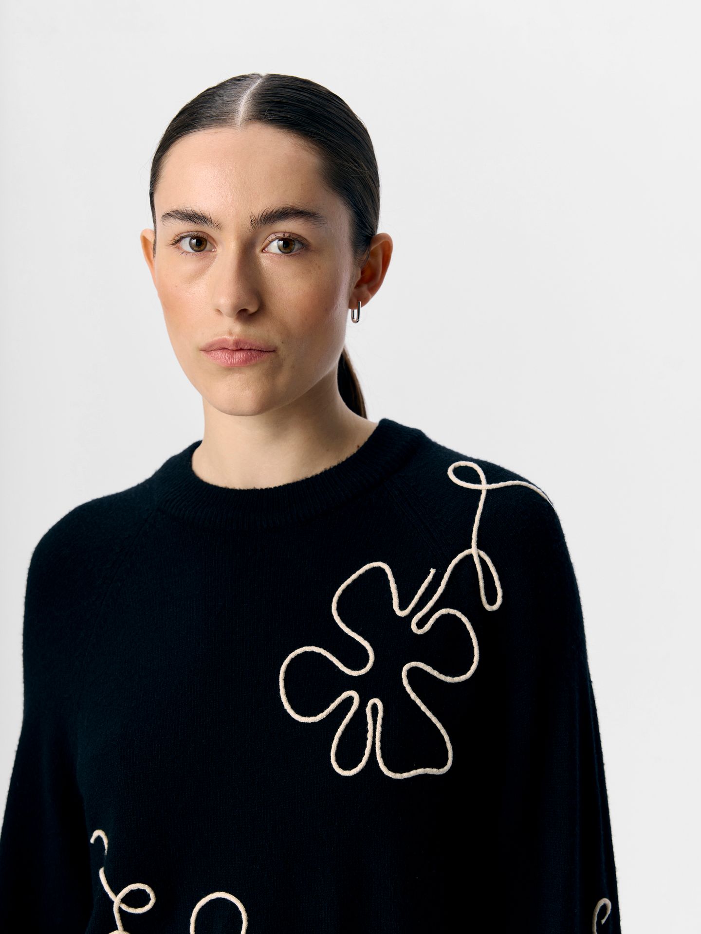 Object OBJLANEY RUBIN LS PULLOVER NOOS Black/Sandshell new floral 2900159009047