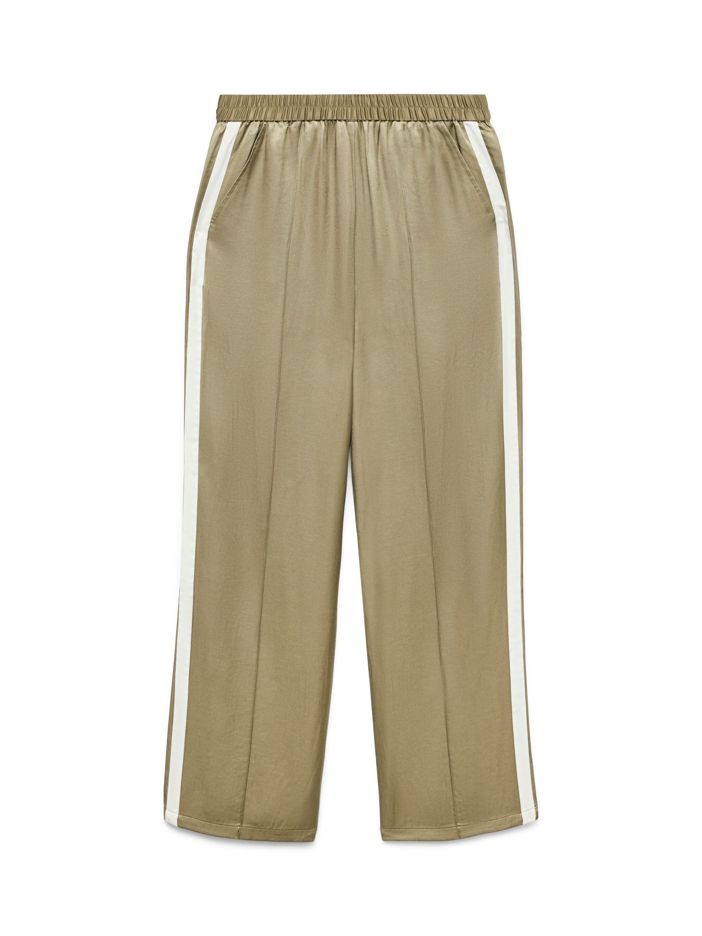 Vero Moda VMVINA DETAIL HW STRAIGHT PANTS WVN Mermaid/CROCHET BACK 00114486-EKA26011400003001