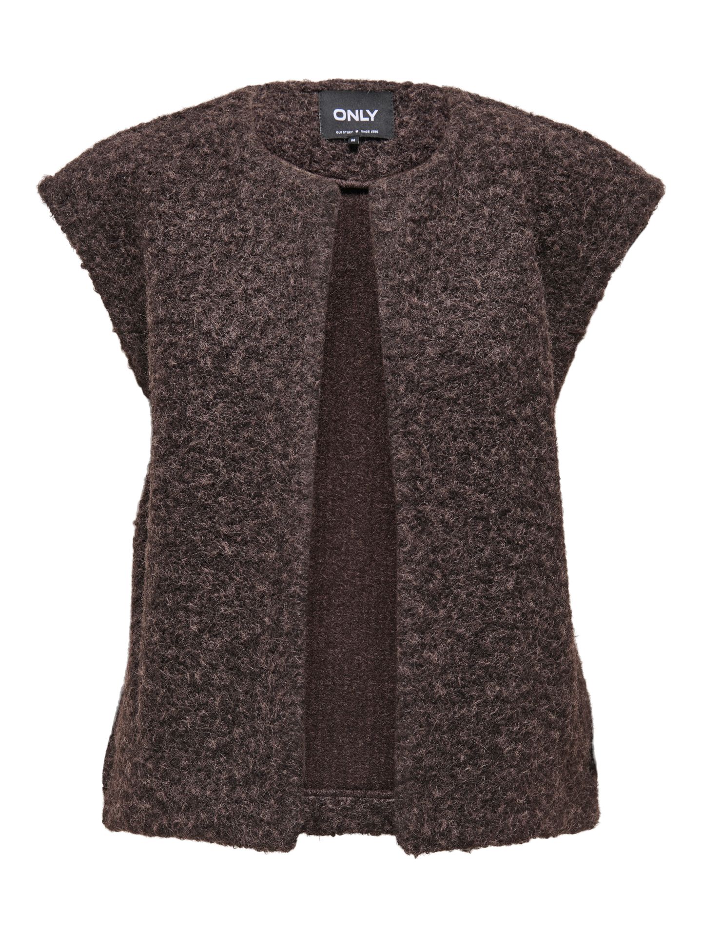 Only ONLMILA LIFE WAISTCOAT CS OTW Seal Brown/MELANGE 2900159241027