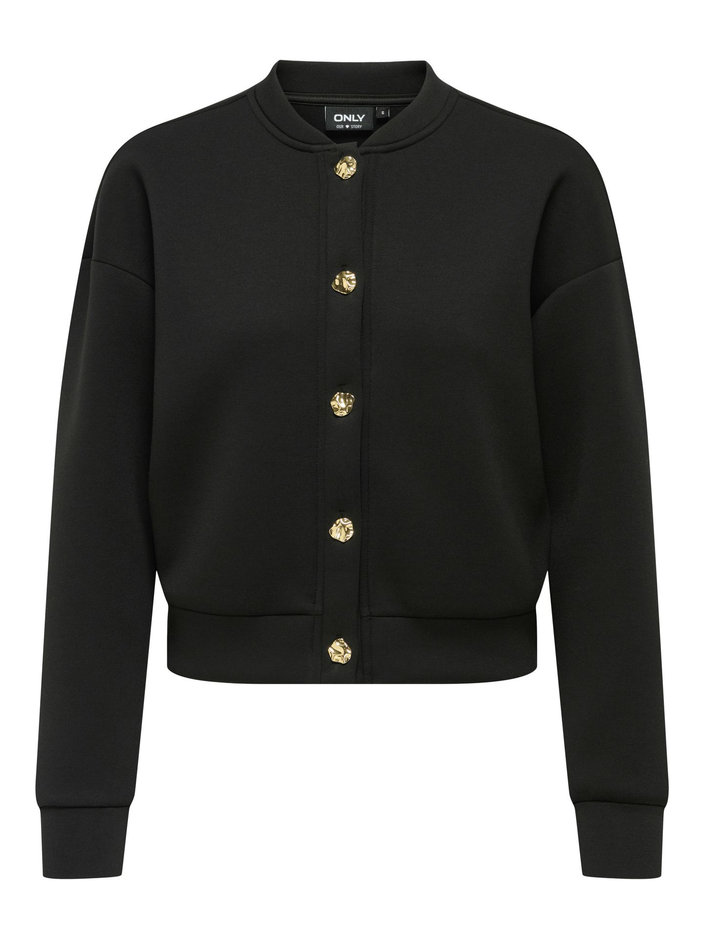 Only ONLNAOMI L/S BOMBER SWT Black/LEO AOP 2900159259046