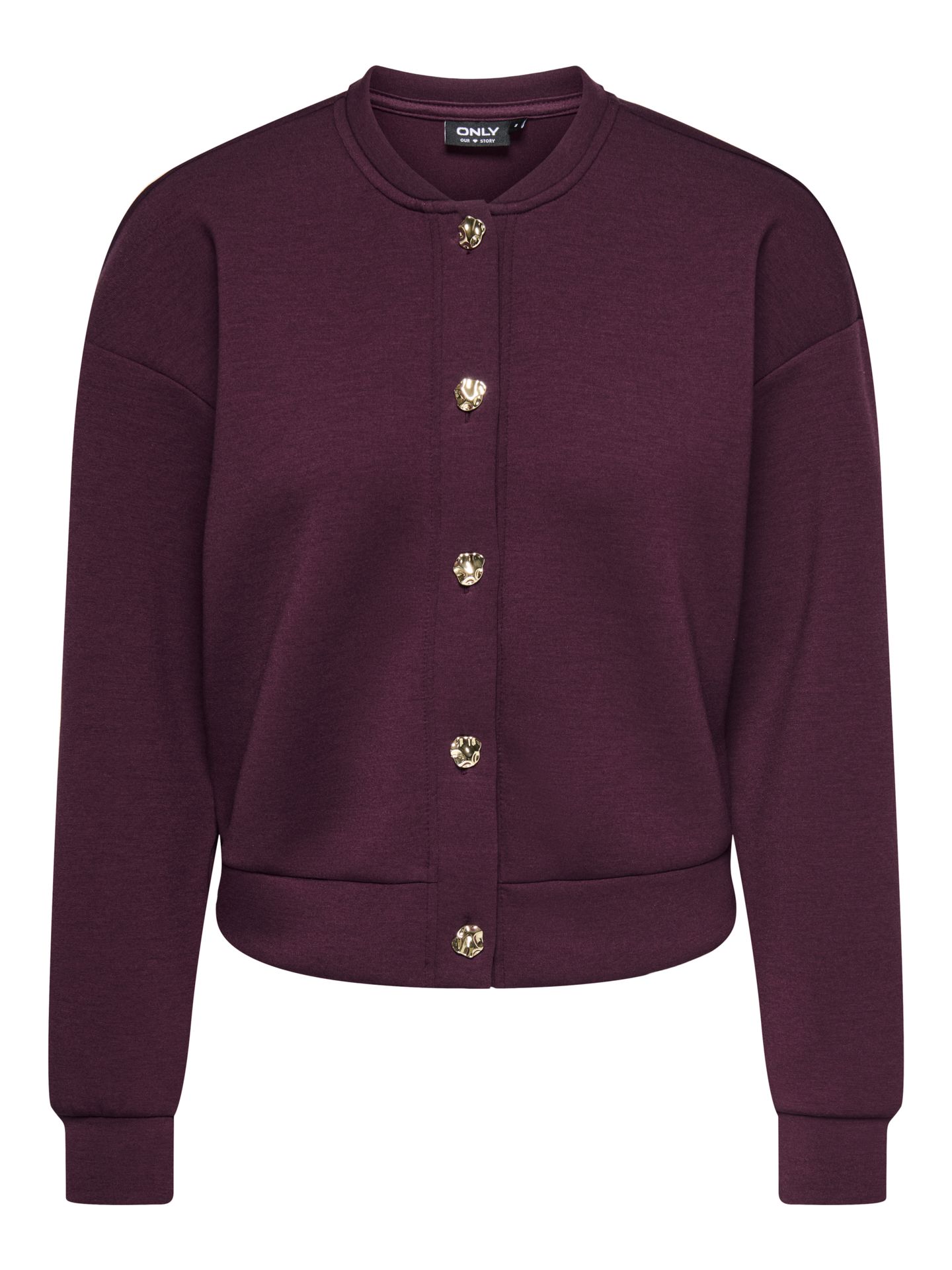 Only ONLNAOMI L/S BOMBER SWT Fig/MELANGE 00114627-EKA26011400003113