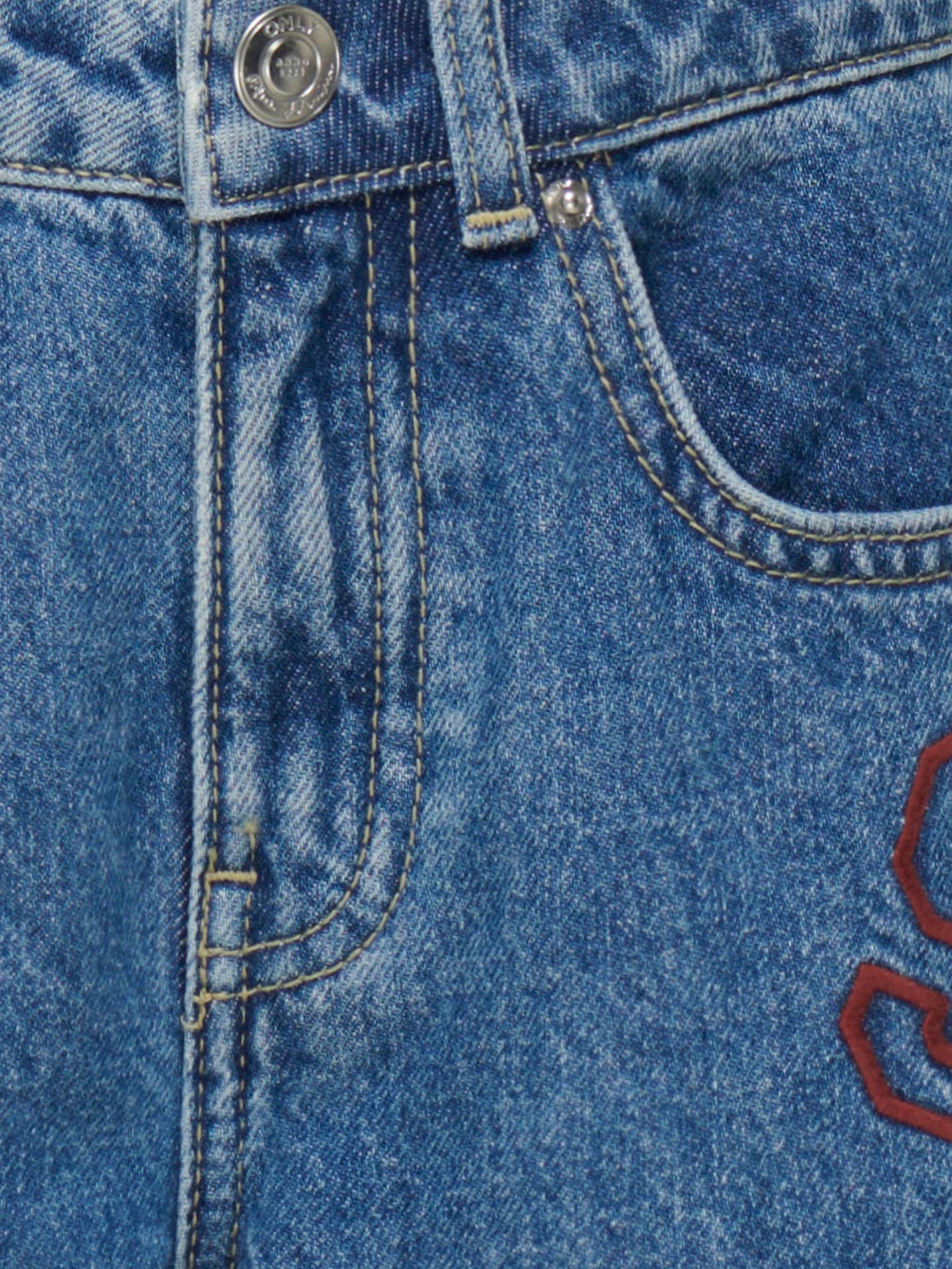 Only KOGJUICY HW WIDE LEG COLLEGE JEANS Medium Blue Denim/NAS365 2900159264026