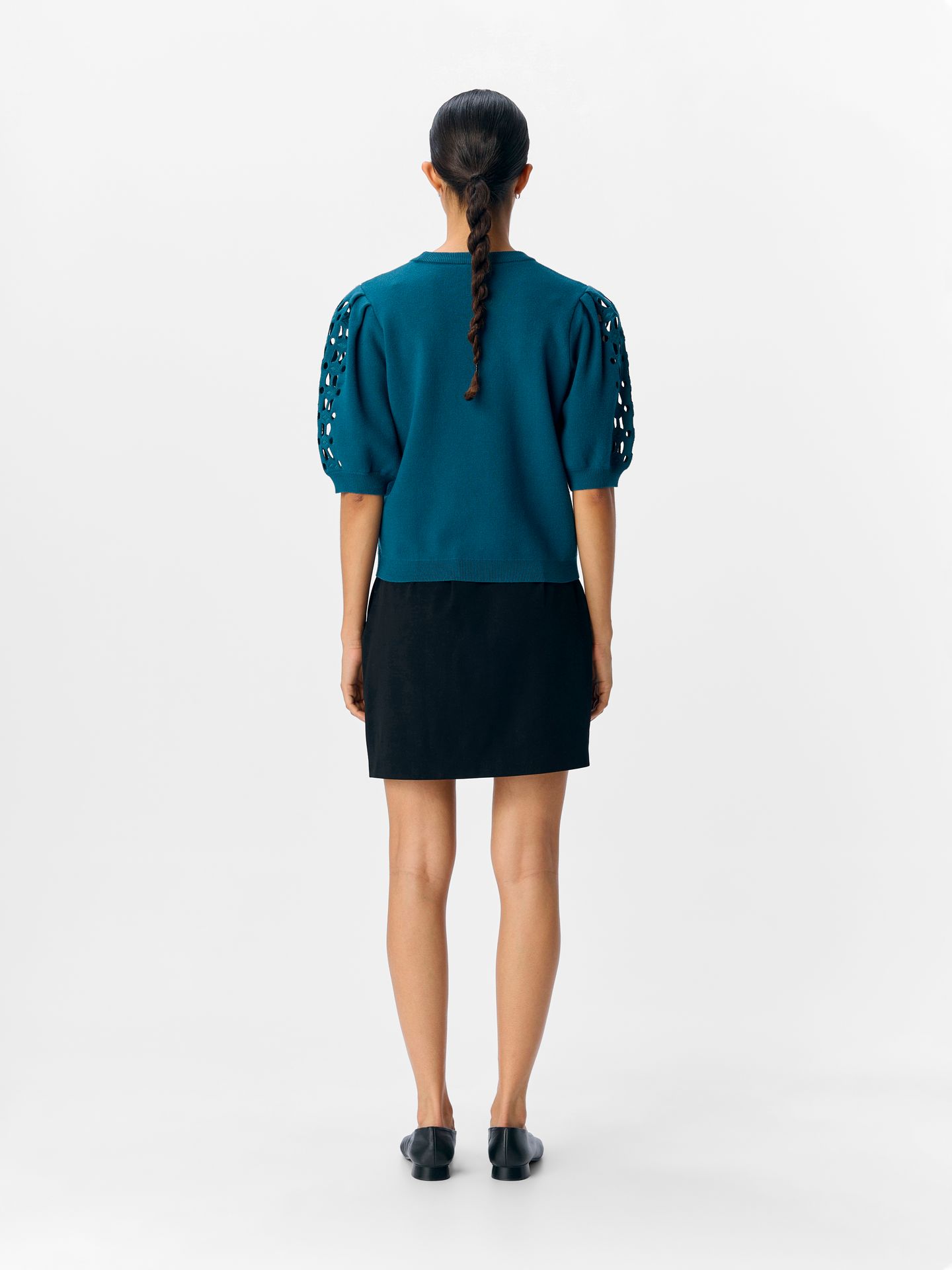 Object OBJYUKI S/S RE KNIT PULLOVER NOOS Legion Blue 2900159276050