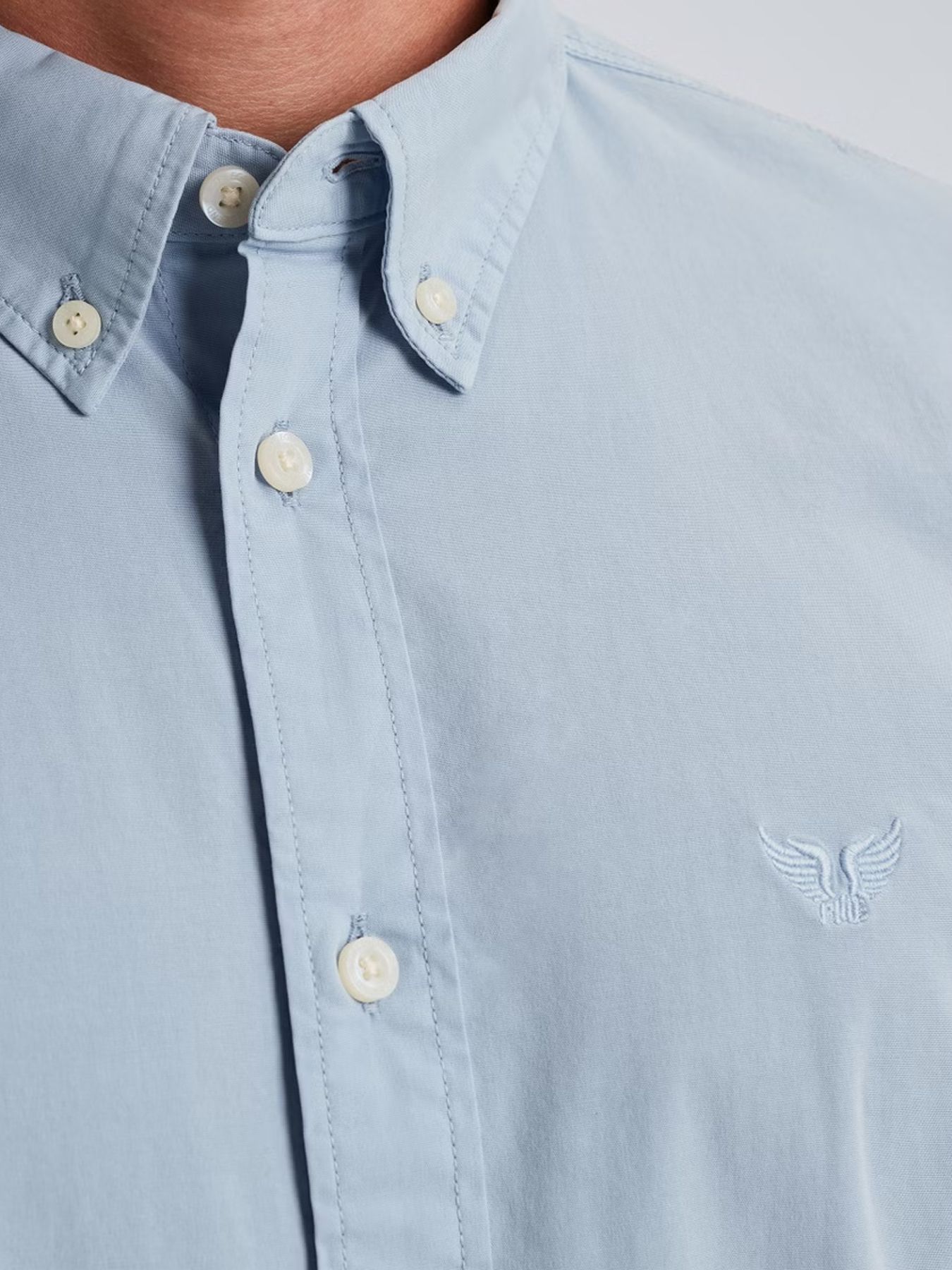 Pme Legend LONG SLEEVE SHIRT American Classic Chambray Blue 2900159333012