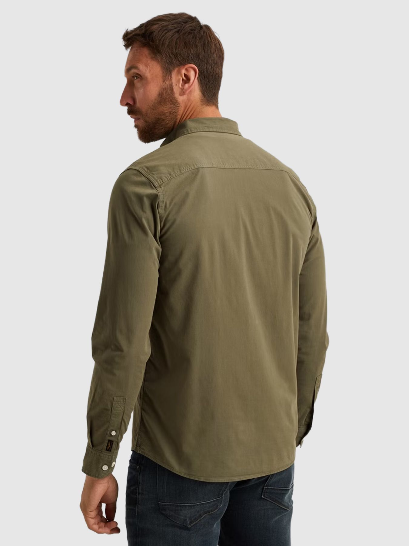 Pme Legend LONG SLEEVE SHIRT American Classic Dusty Olive 2900159331032