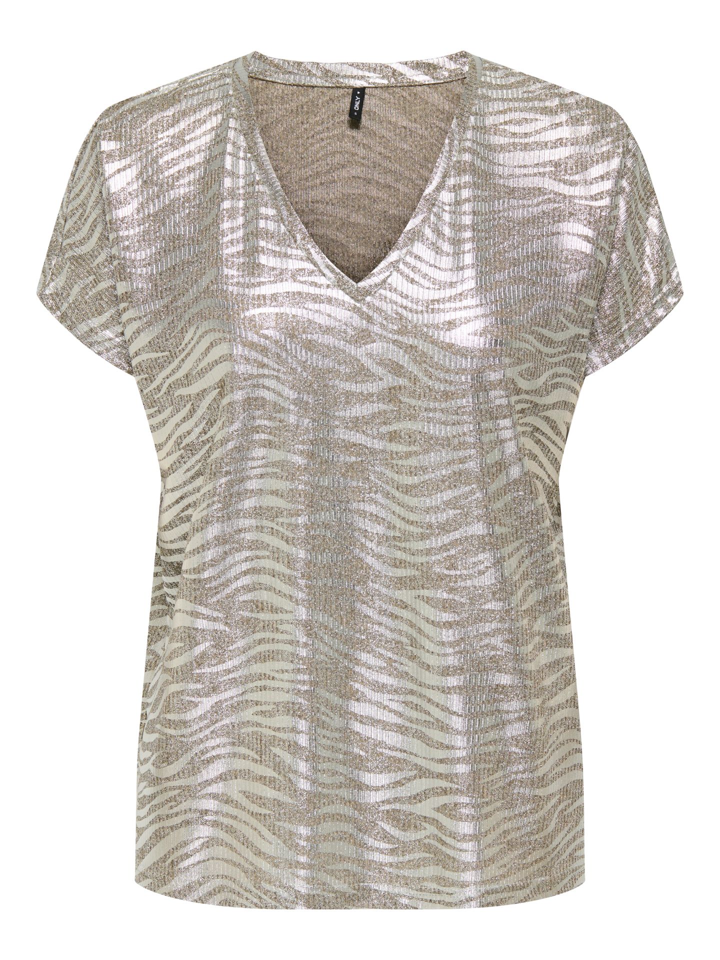 Only ONLMIRINDA S/S V-NECK TOP PRI JRS Humus/Dream 00114680-EKA26011400000999