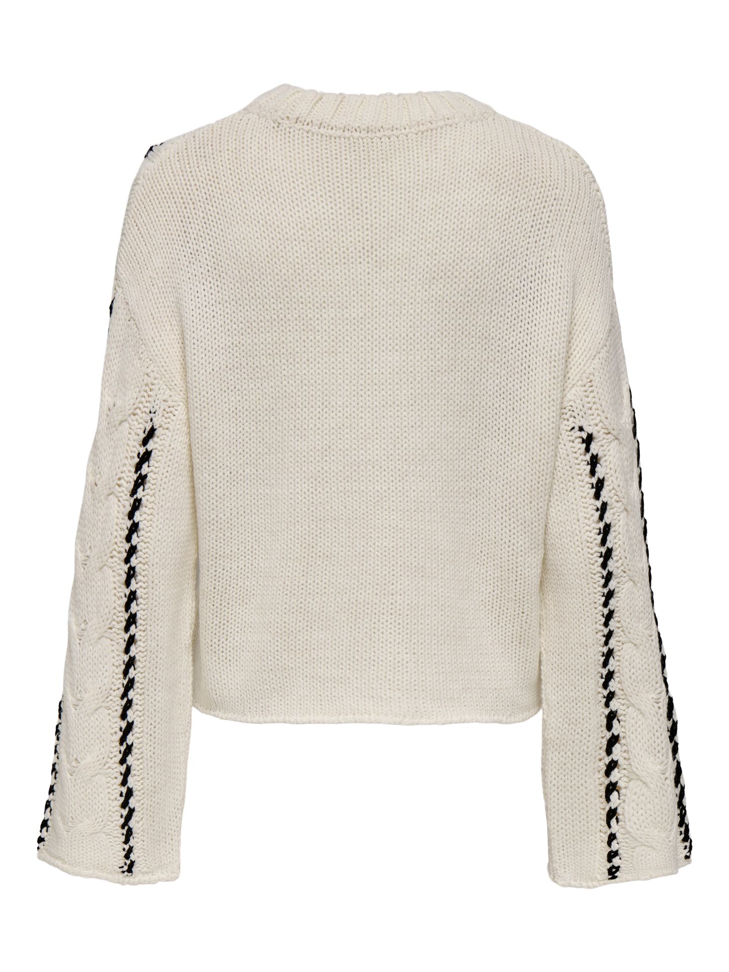 Only ONLTESSA LS CABEL STITCH O-NECK CC Birch/W. Melange 2900159346036