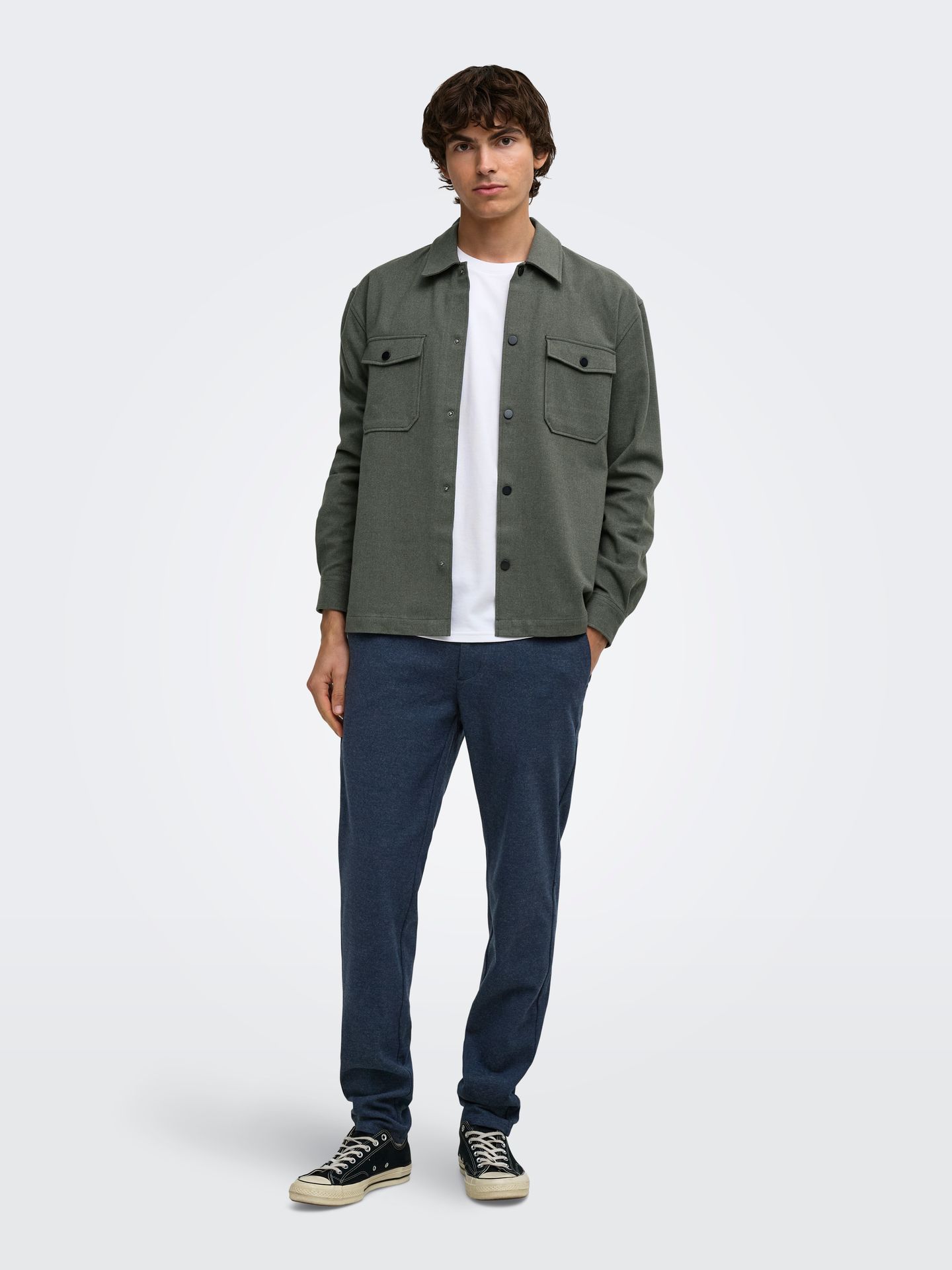 Only & Sons ONSMARK SLIM BRUSH PIQUE 0353 PANTS Blue Nights 2900159348016